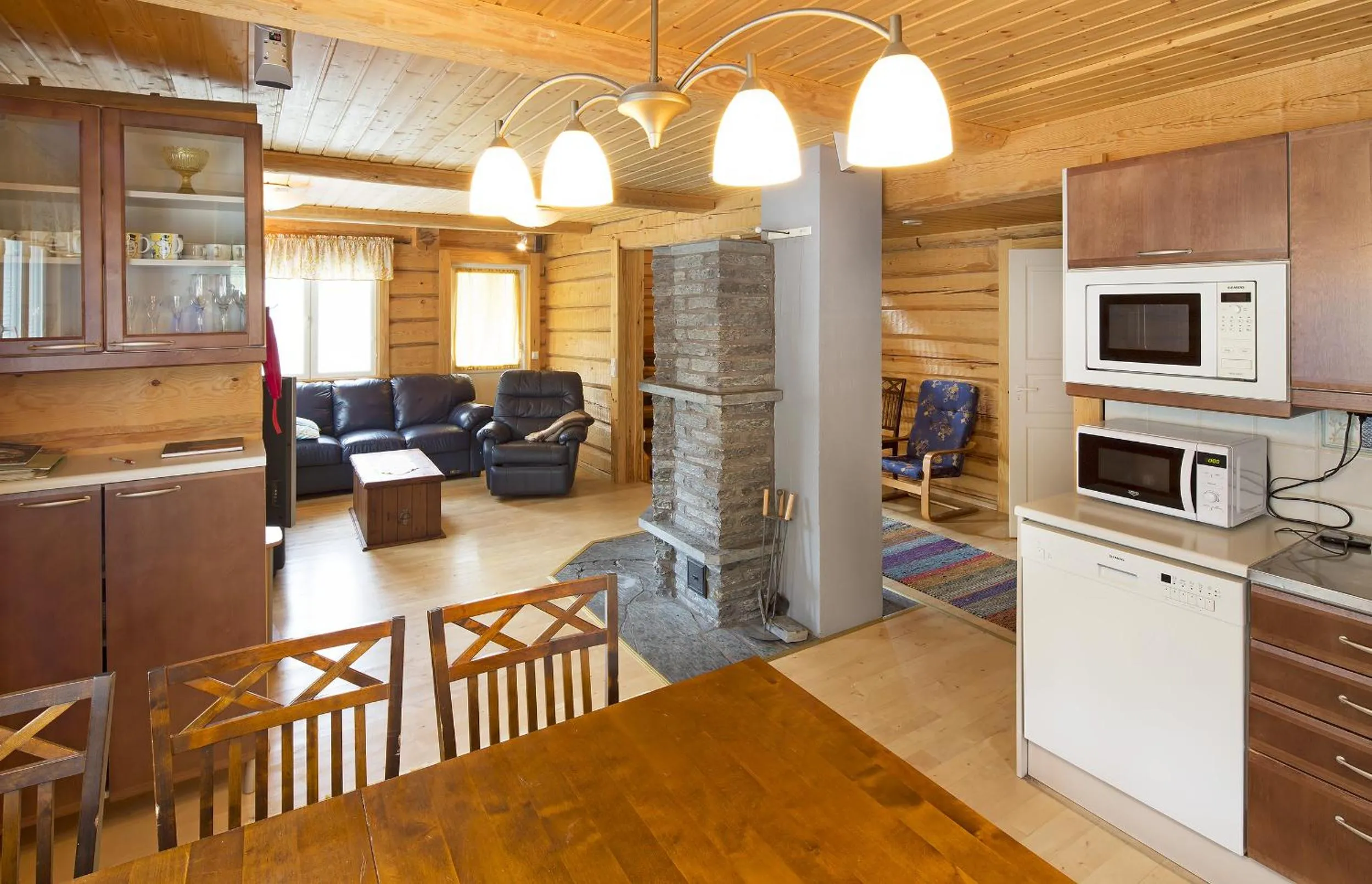 Kitchen or kitchenette in Tervalepikon Torpat
