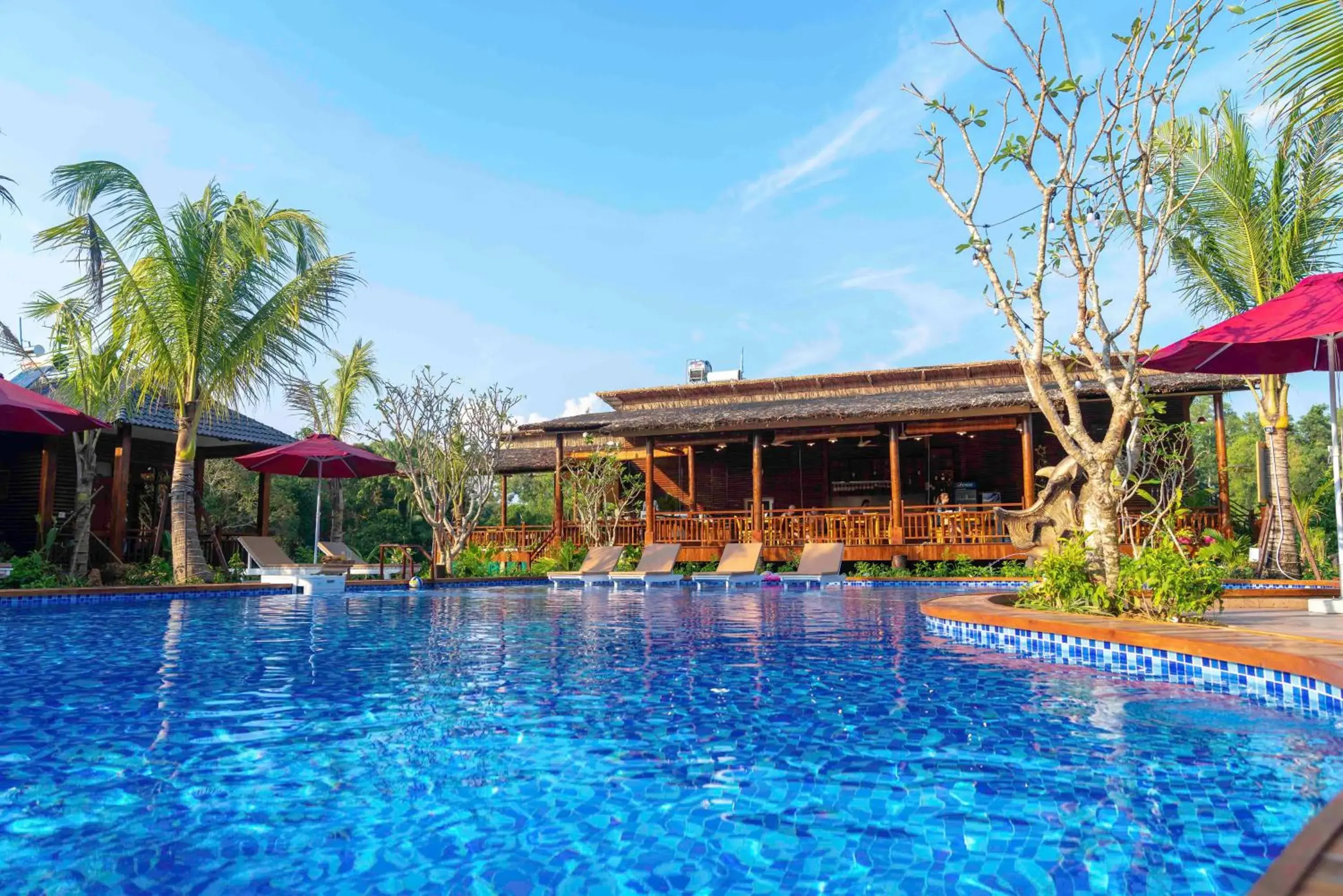 Swimming pool in Phu Quoc Bambusa Resort Swimming pool in Phu Quoc Bambusa Resort