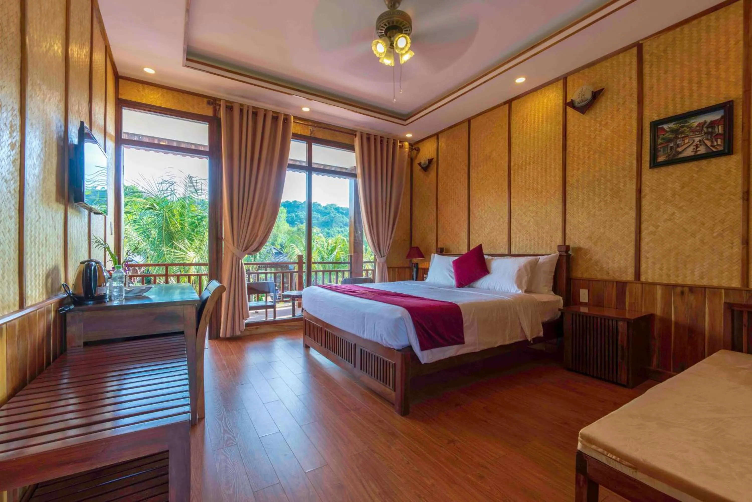 Bedroom, Bed in Phu Quoc Bambusa Resort