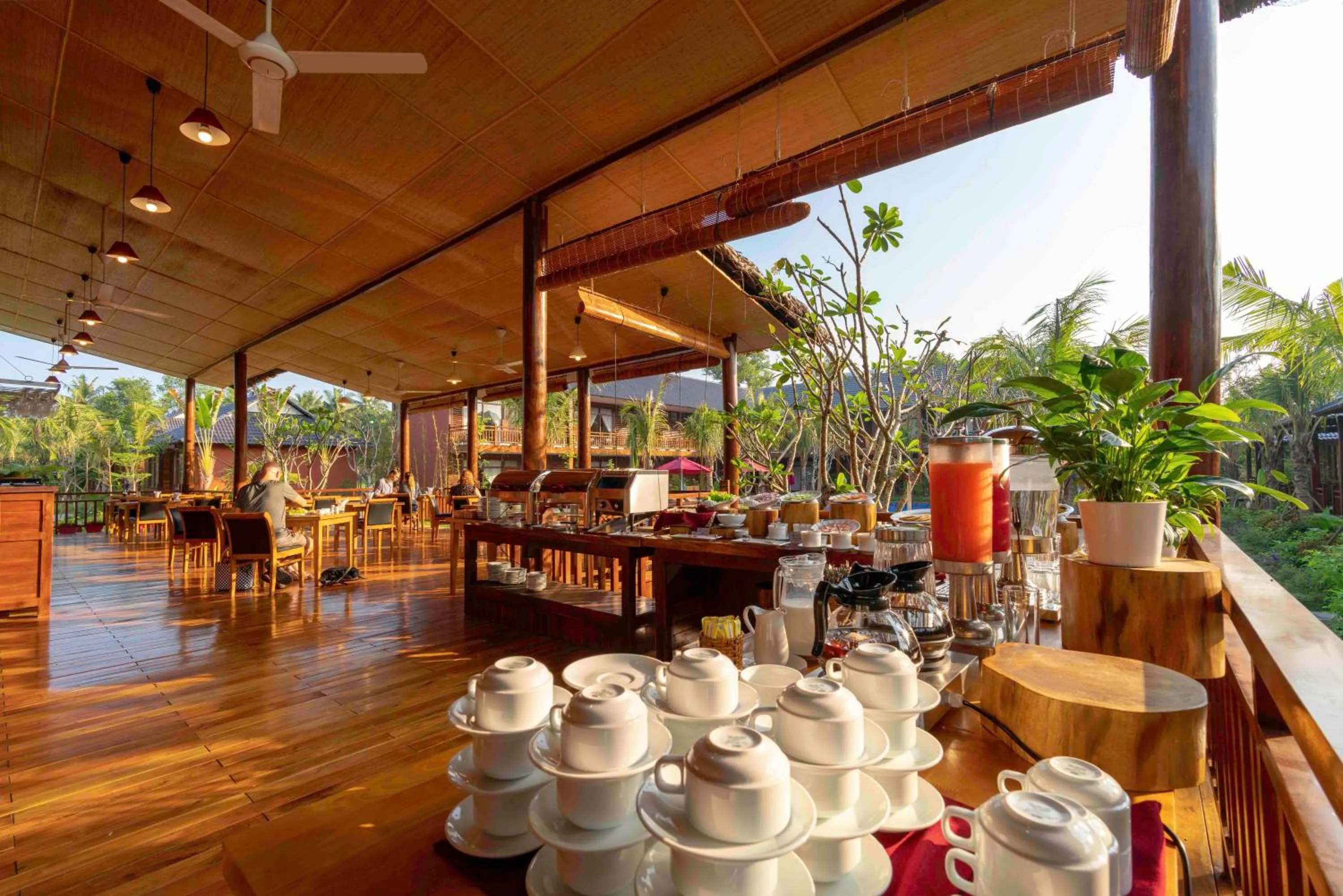 Buffet breakfast in Phu Quoc Bambusa Resort