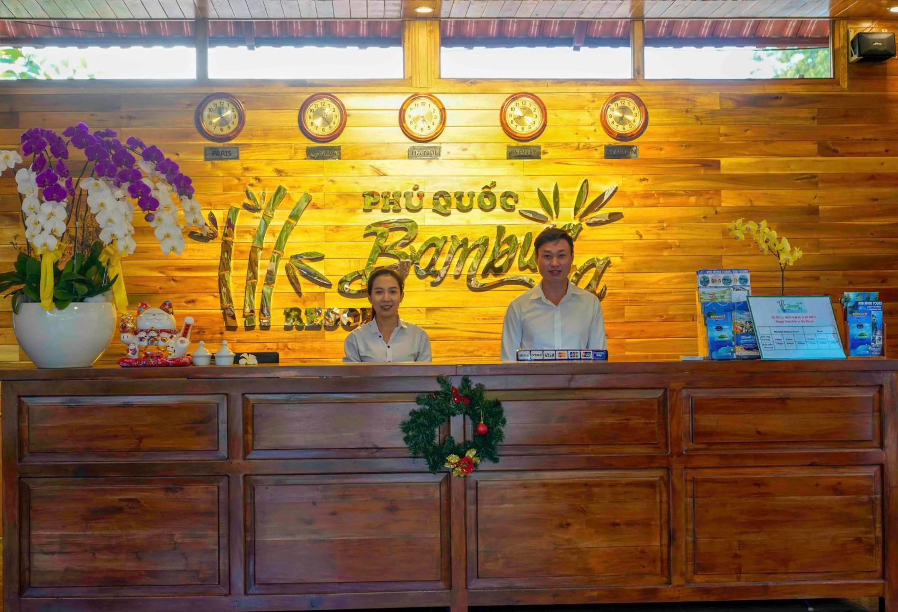 Lobby or reception in Phu Quoc Bambusa Resort