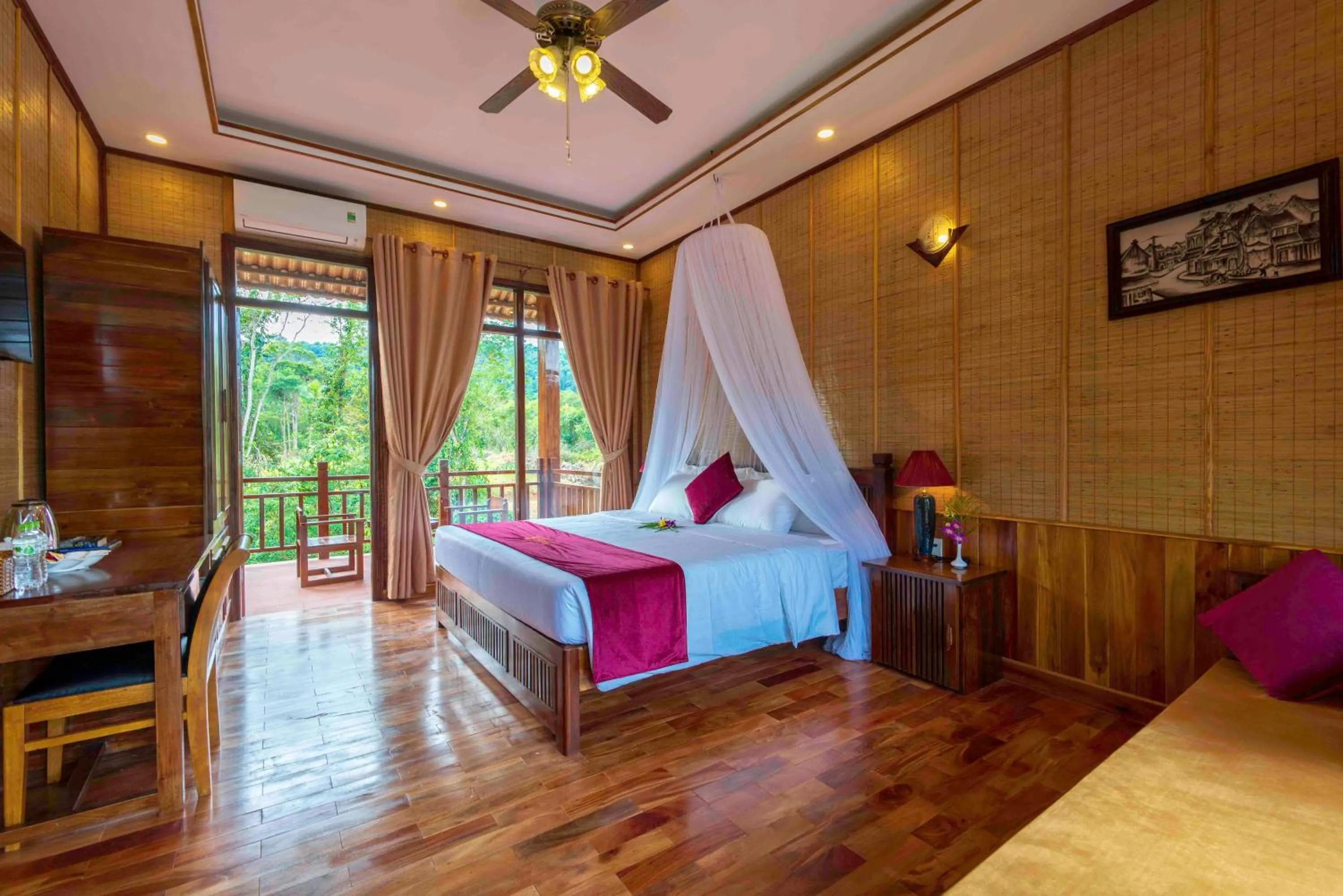 Bedroom, Bed in Phu Quoc Bambusa Resort