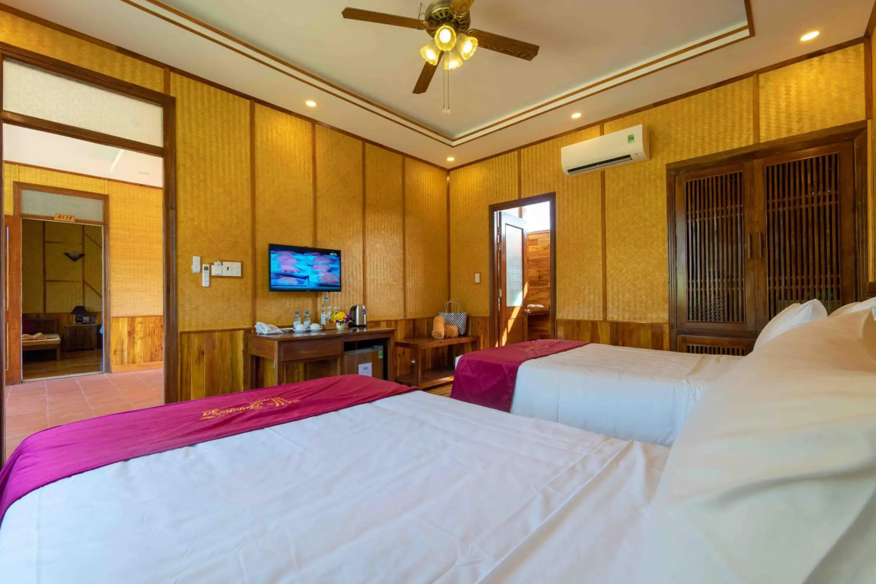 Bedroom, Bed in Phu Quoc Bambusa Resort Bedroom, Bed in Phu Quoc Bambusa Resort