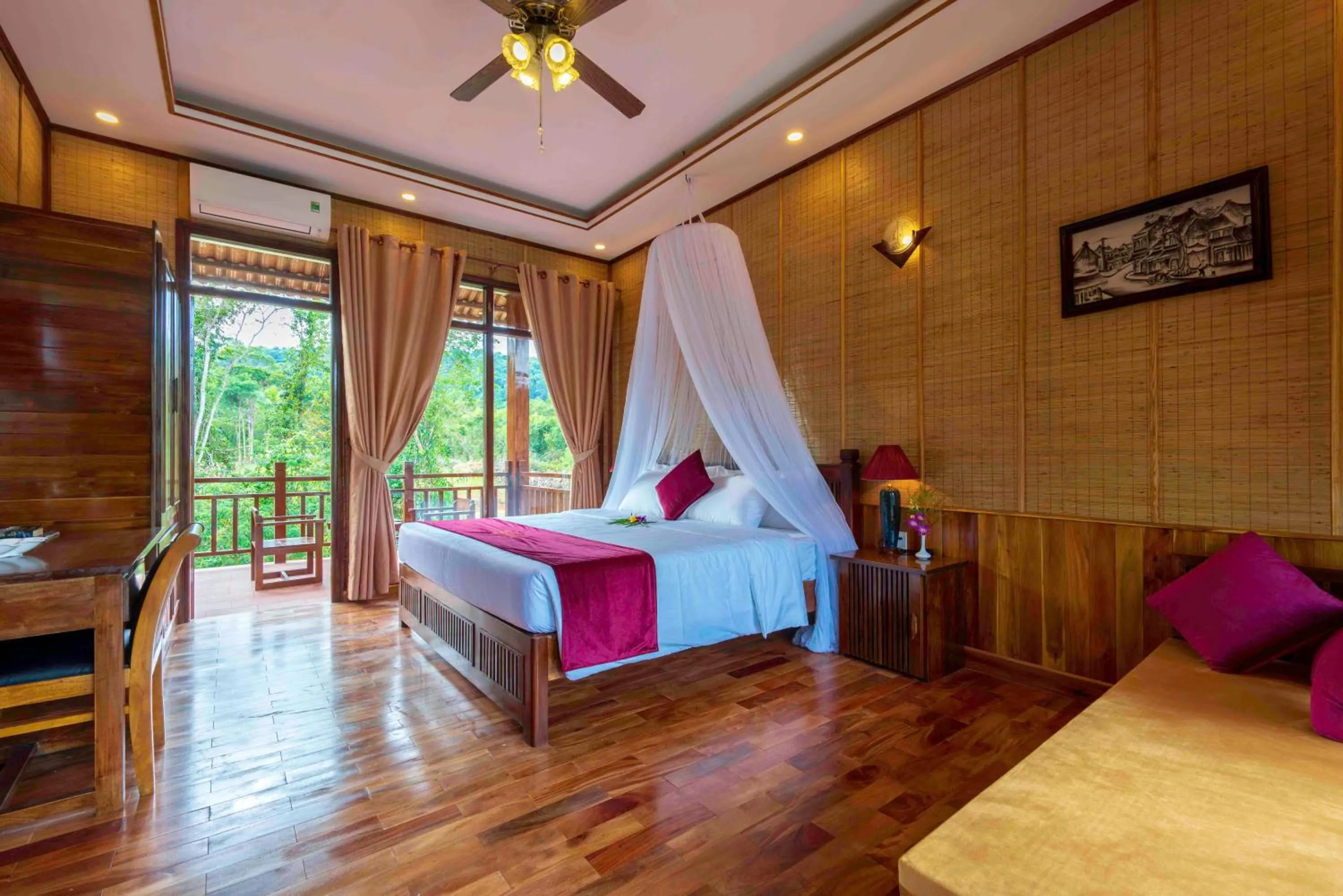 Bedroom, Bed in Phu Quoc Bambusa Resort