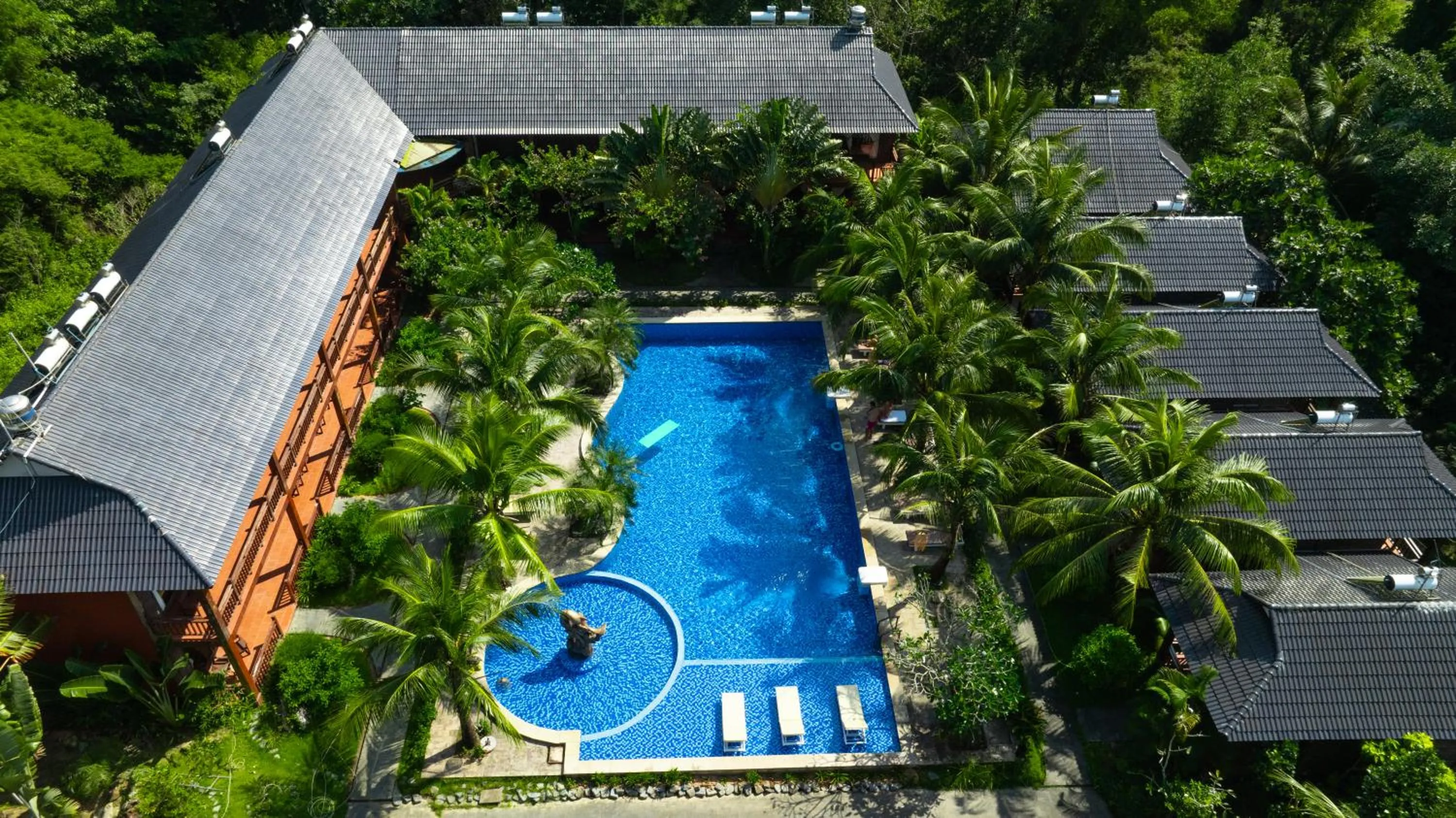 Bird's eye view in Phu Quoc Bambusa Resort