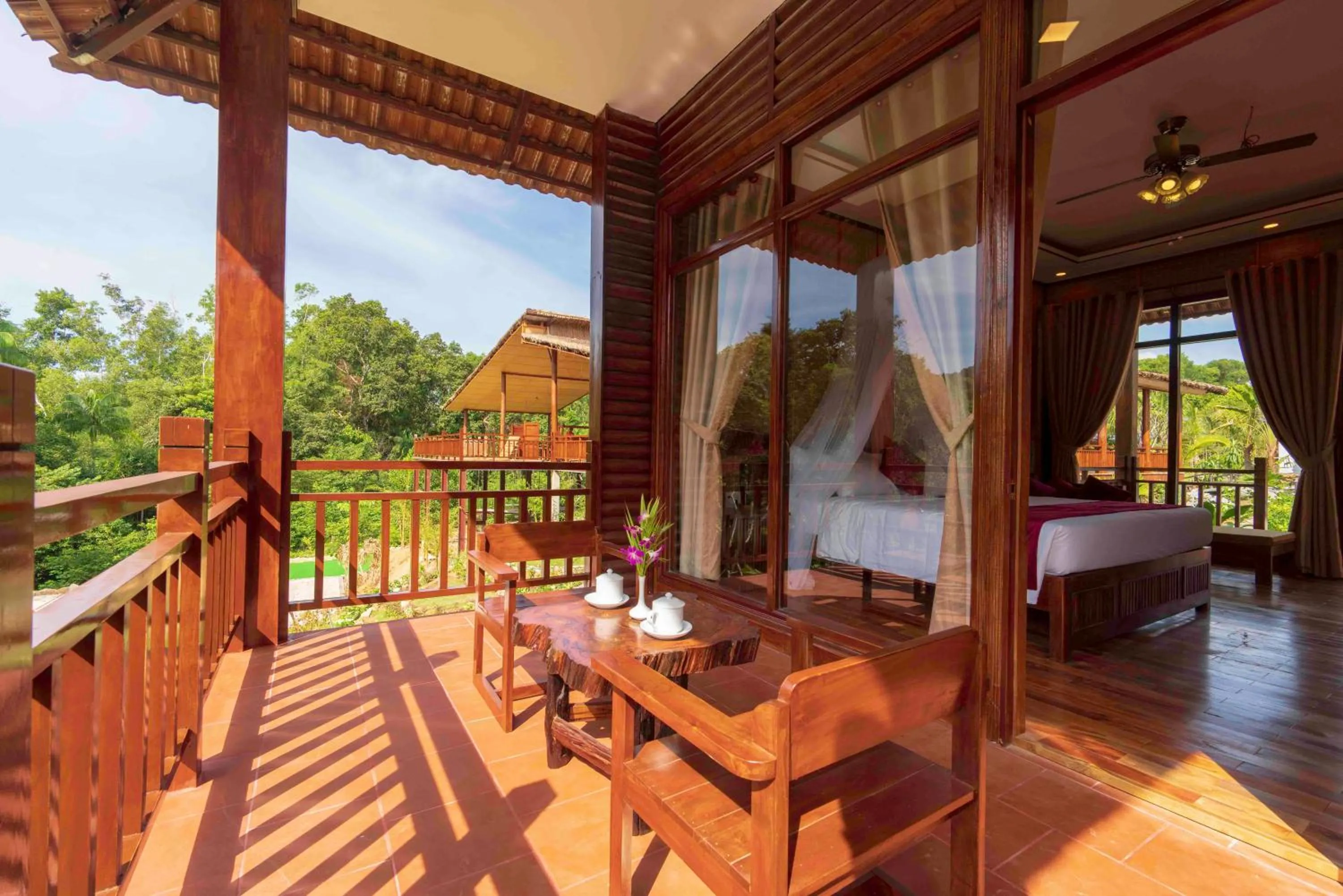 Balcony/Terrace in Phu Quoc Bambusa Resort