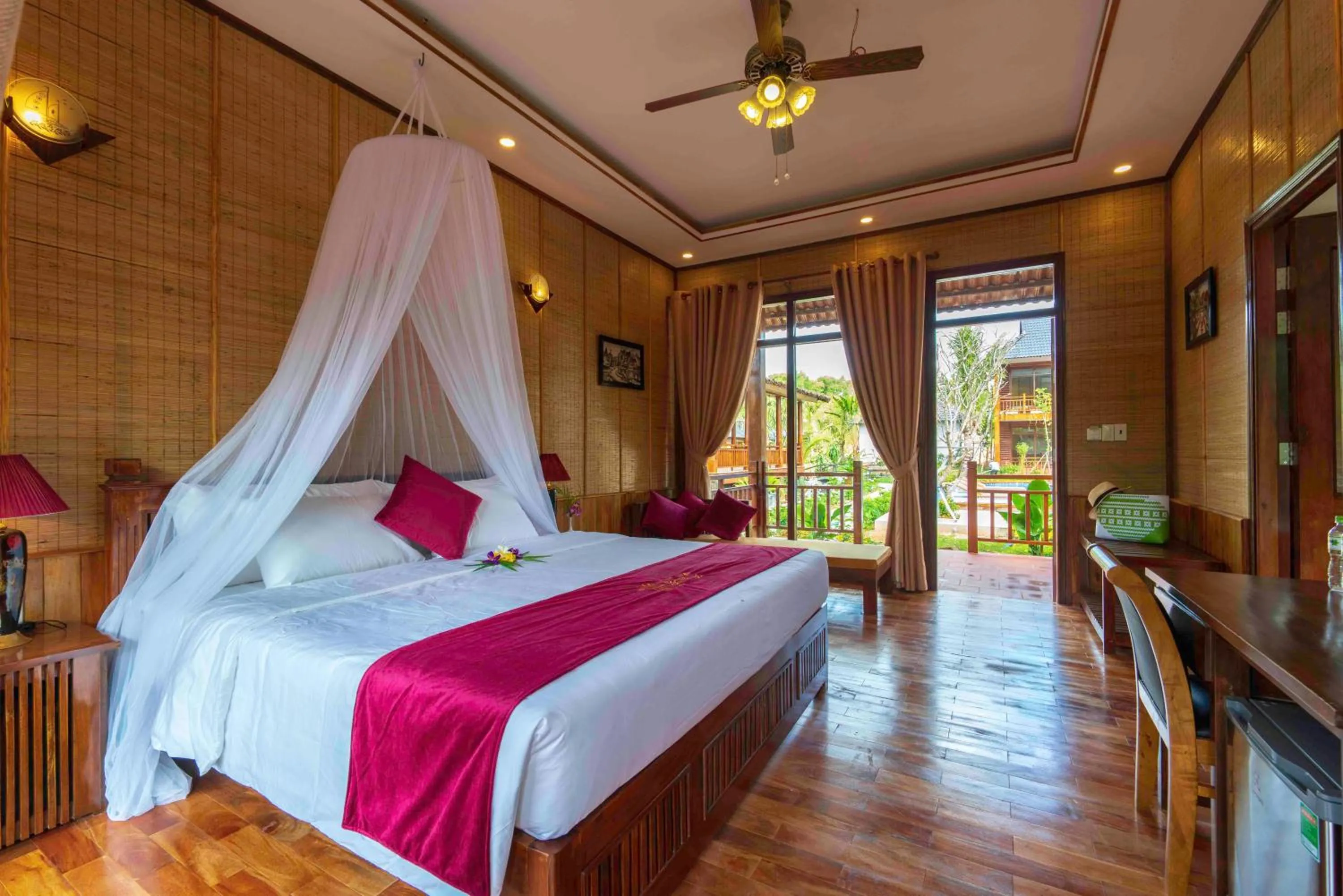 Photo of the whole room, Bed in Phu Quoc Bambusa Resort