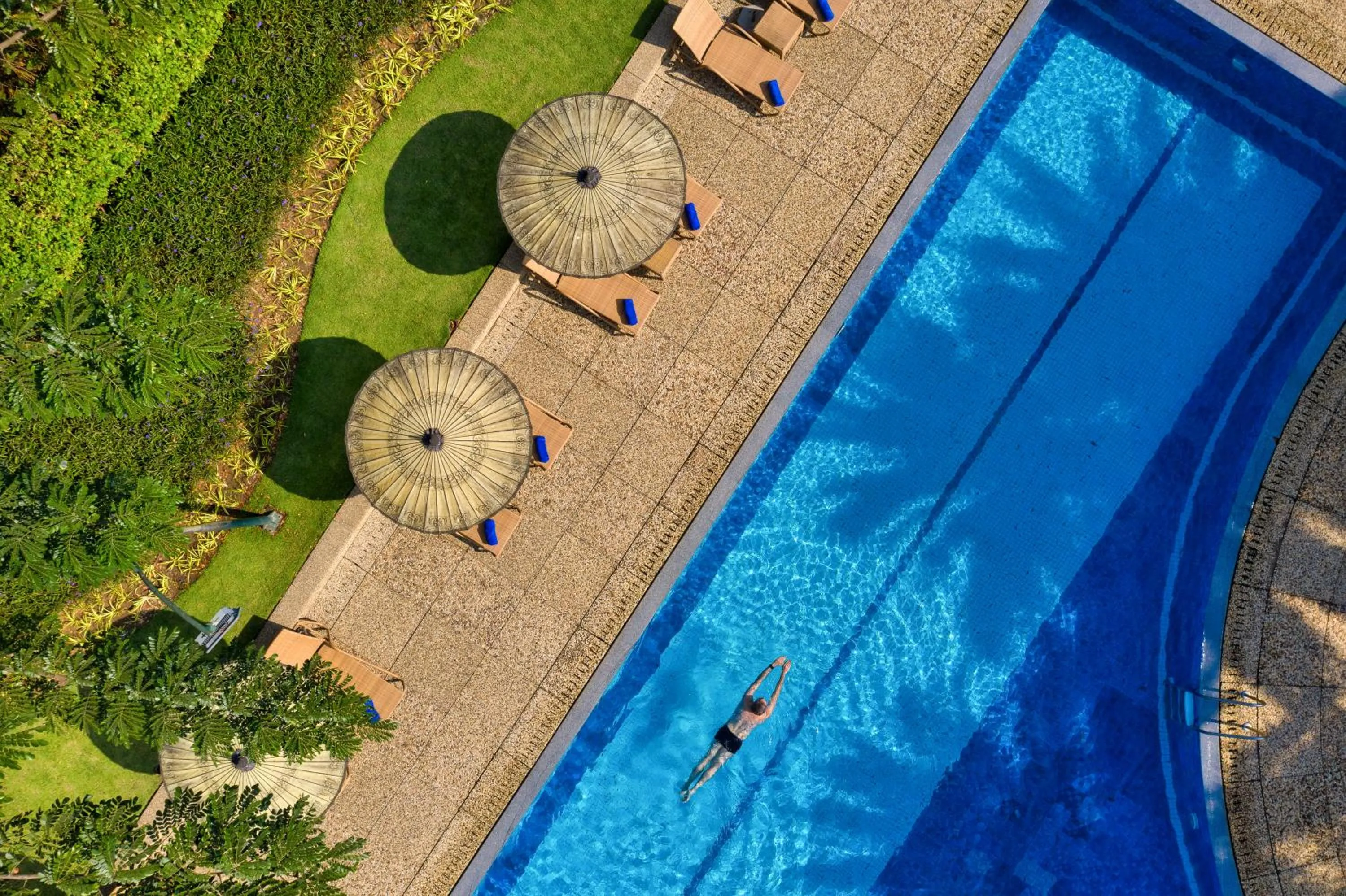 Bird's eye view in Awei Metta (Yangon)