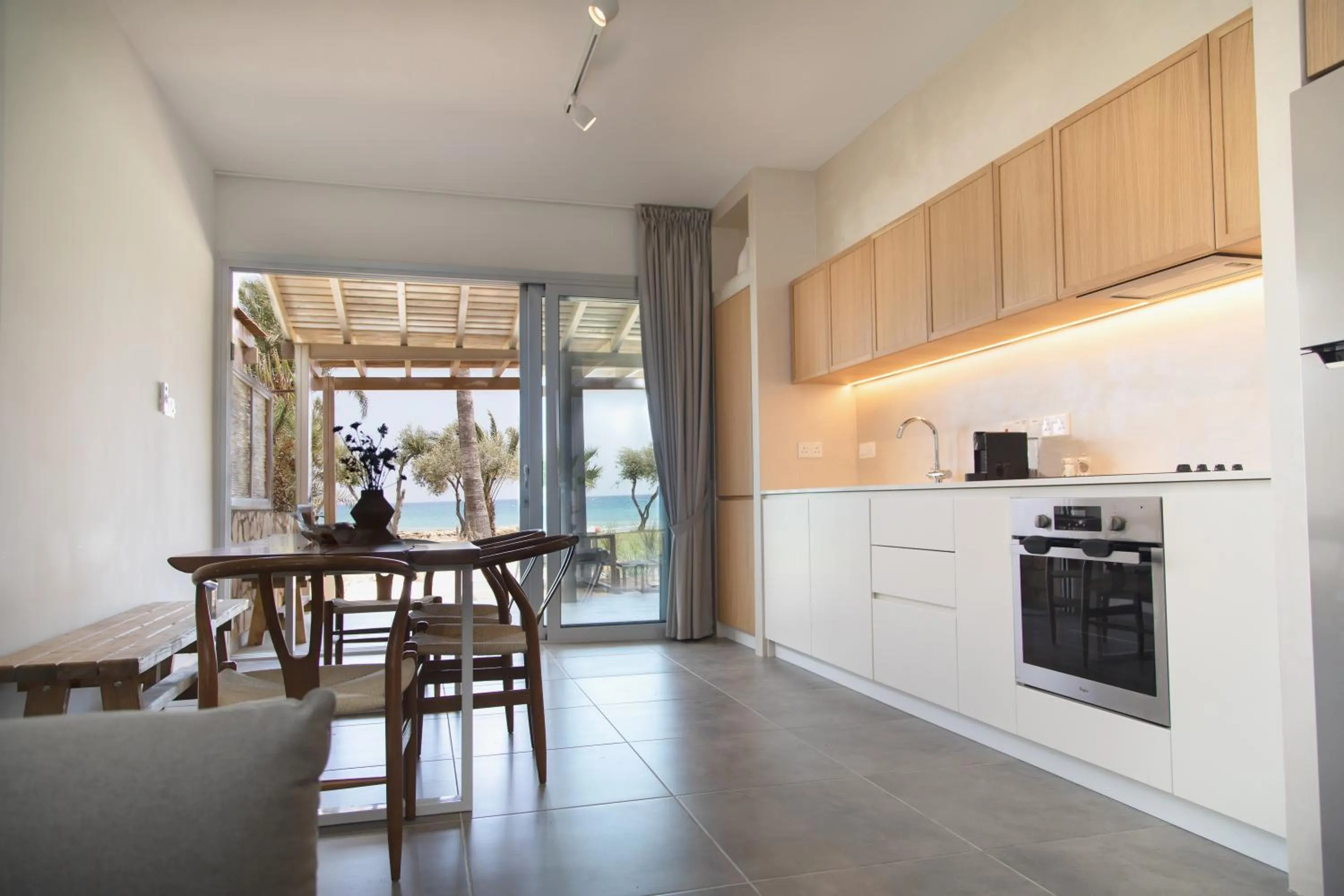 Kitchen or kitchenette in Elya Beach Luxury Suites
