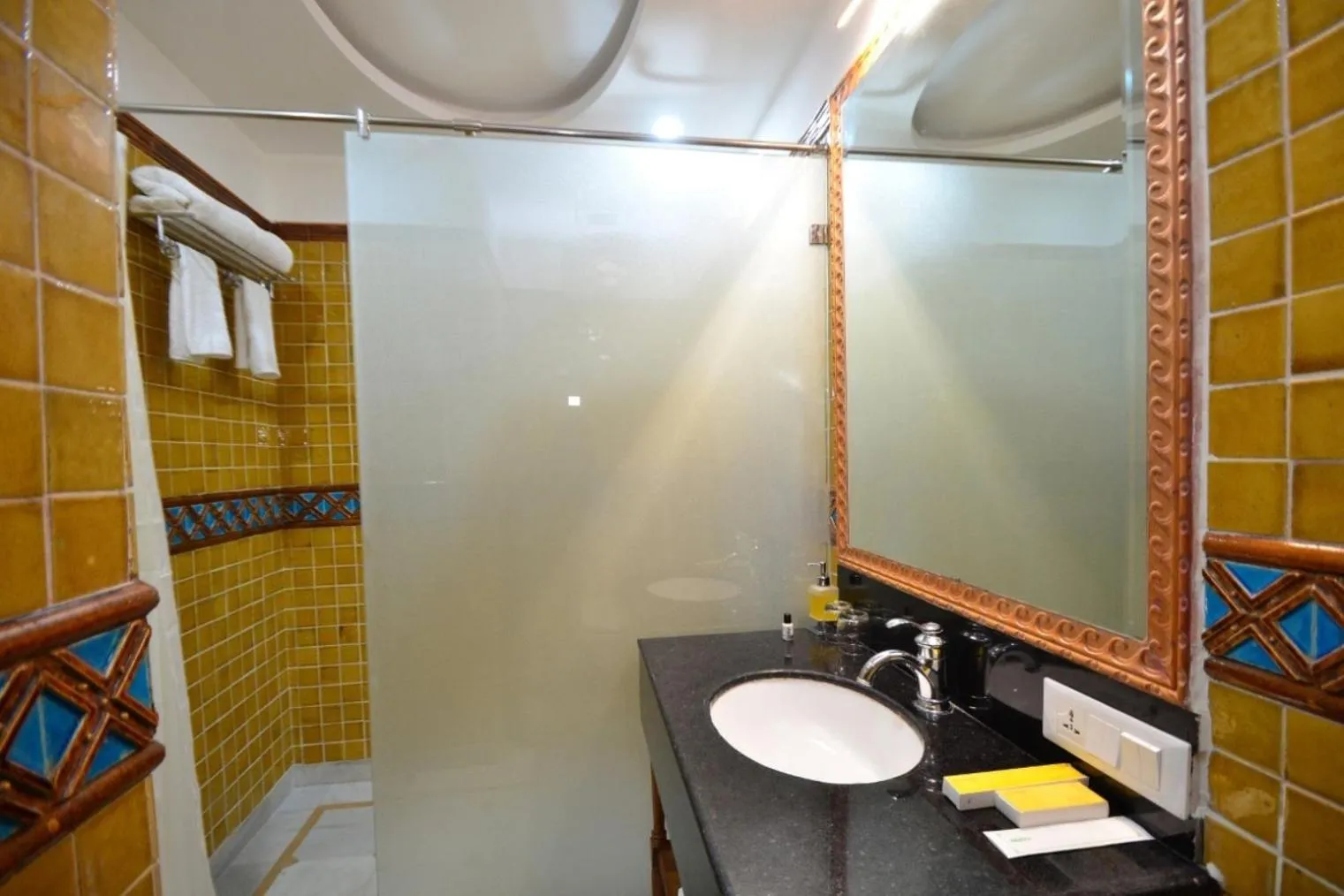 Bathroom in Virasat Mahal Heritage Hotel-Jaipur City Center
