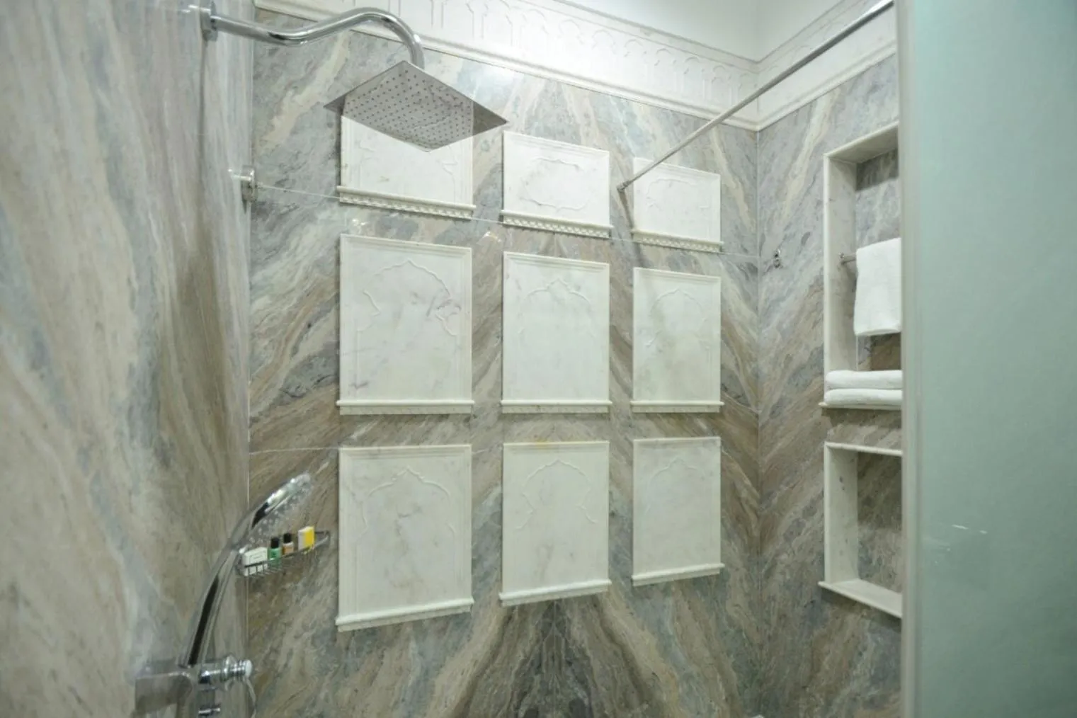 Bathroom in Virasat Mahal Heritage Hotel-Jaipur City Center