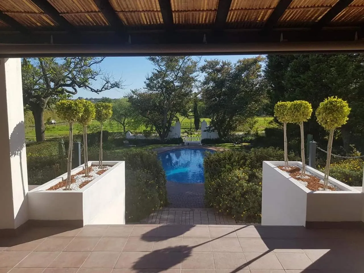 Patio in Vredenburg Manor House