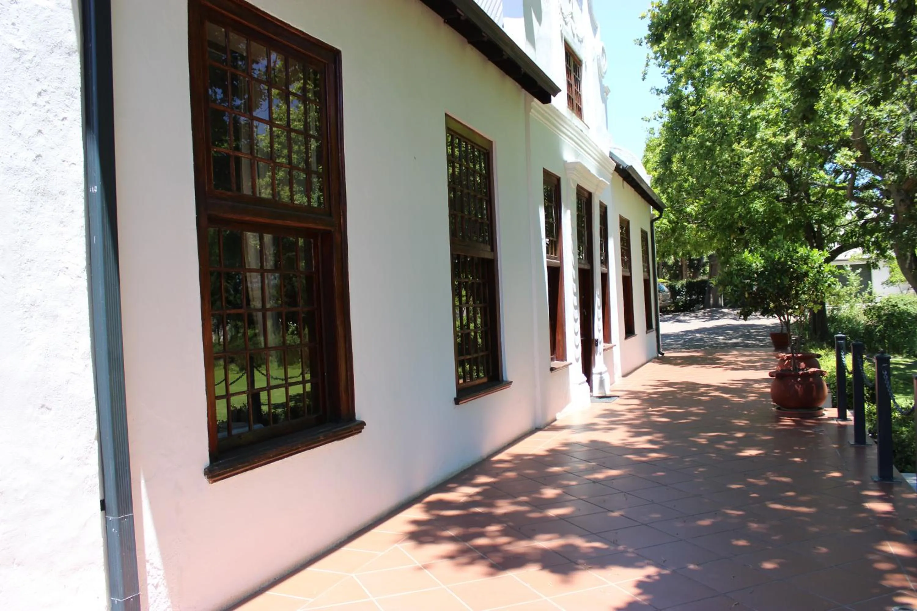 Patio in Vredenburg Manor House