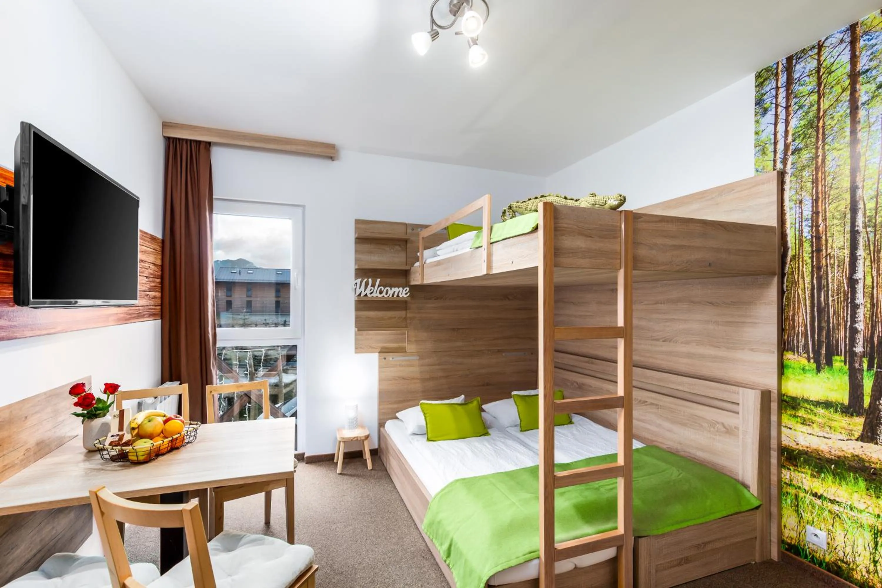 Living room, Bed in Hilson Jasna - Garden resort