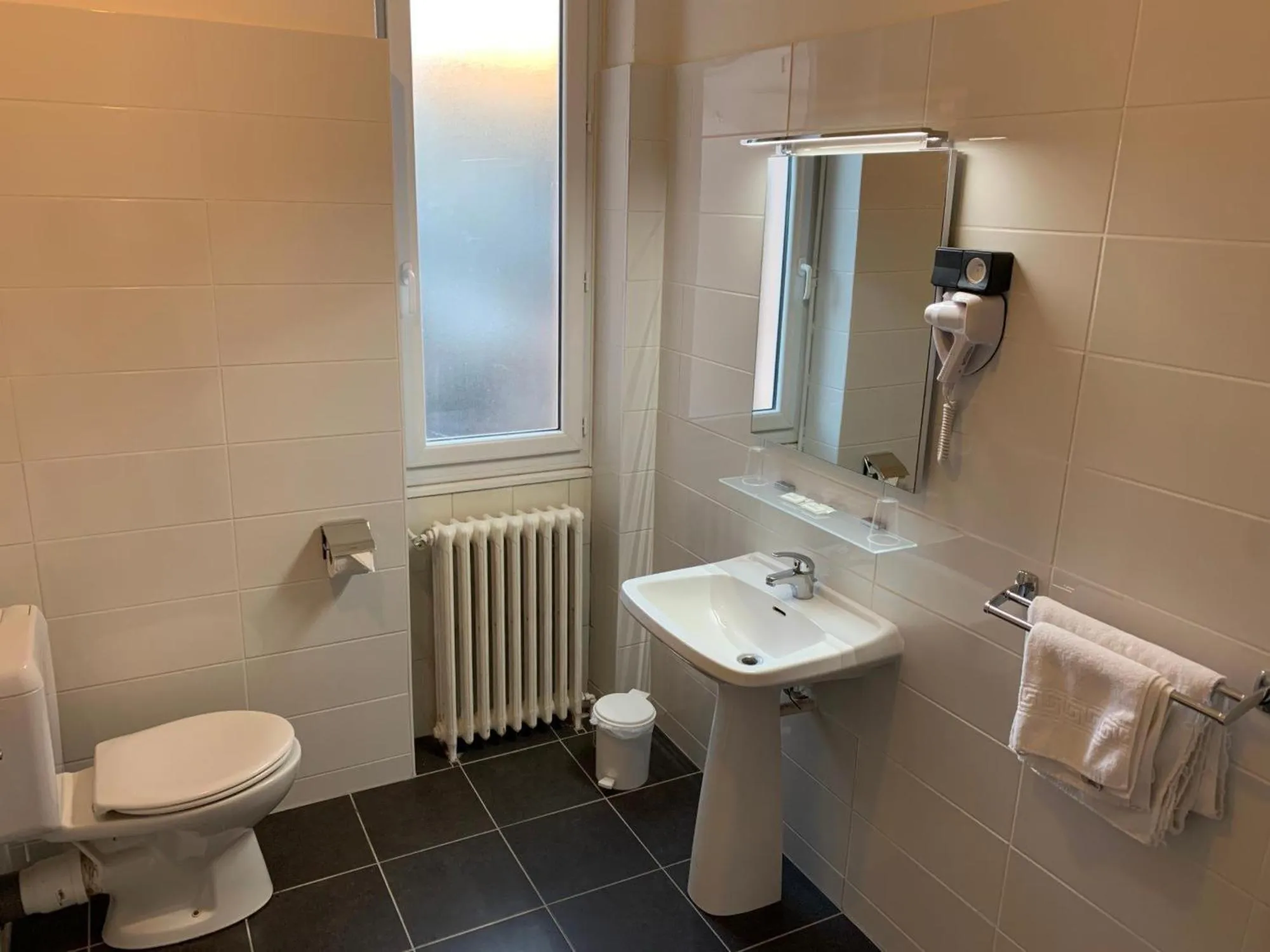 Bathroom in Hôtel Brasserie Le Lion d'Or