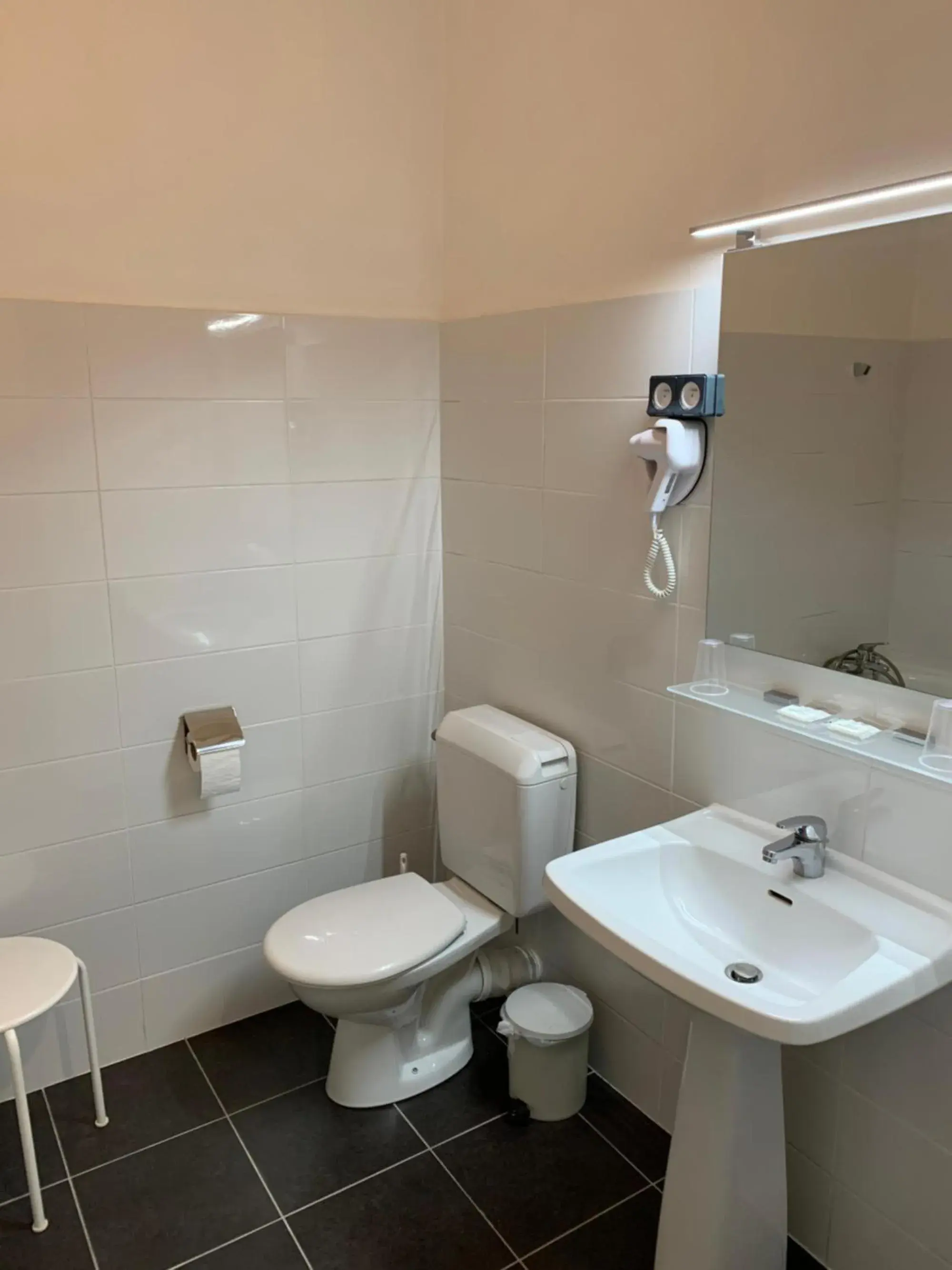 Small Double Room in Hôtel Brasserie Le Lion d'Or Small Double Room in Hôtel Brasserie Le Lion d'Or