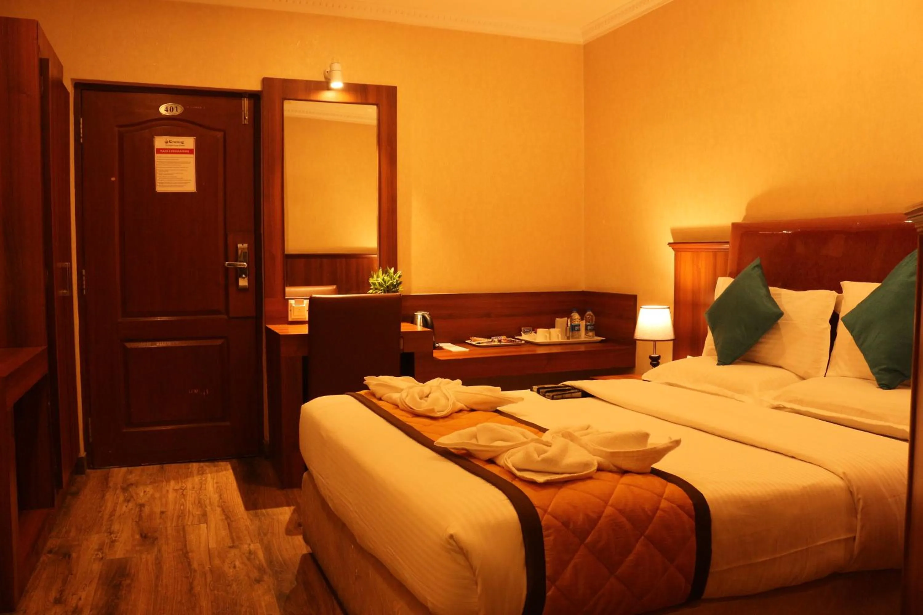 Bedroom, Bed in Hotel Noor Empire International Kormangala