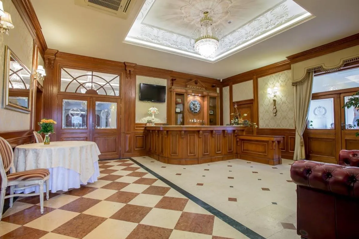 Lobby or reception in Jaśminowy Dwór