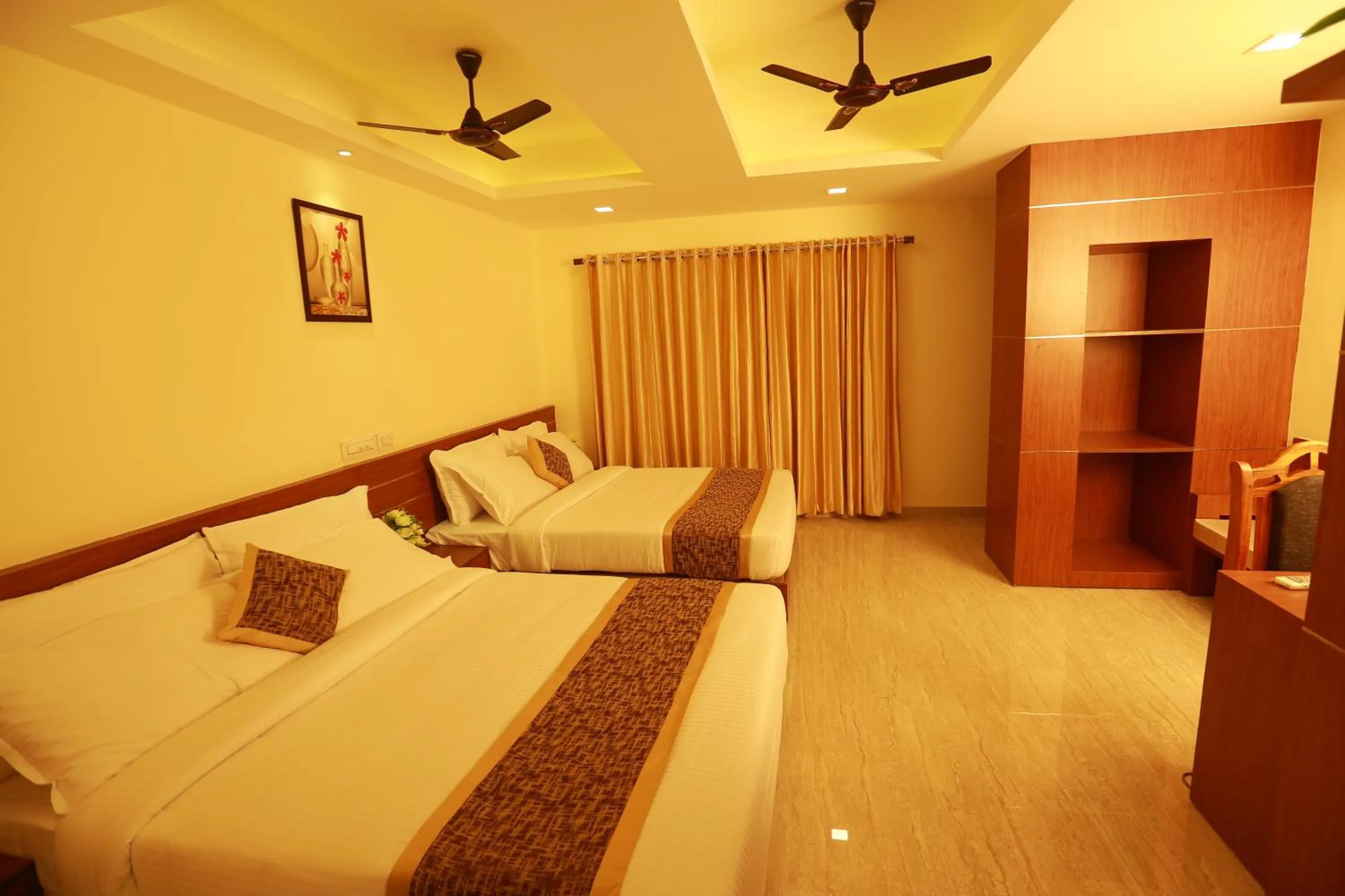 Bed in The Crescent Suites