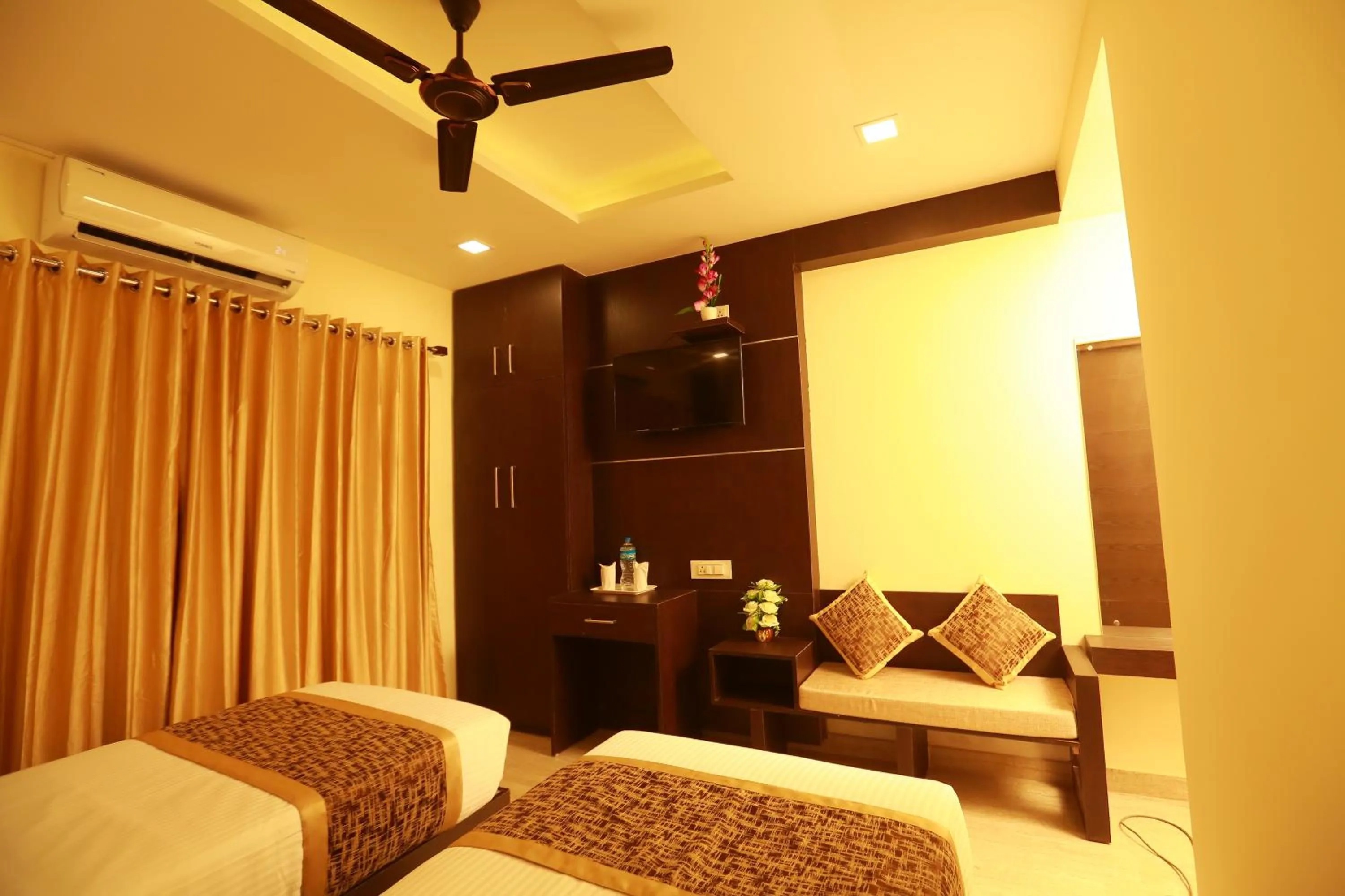 Bedroom in The Crescent Suites