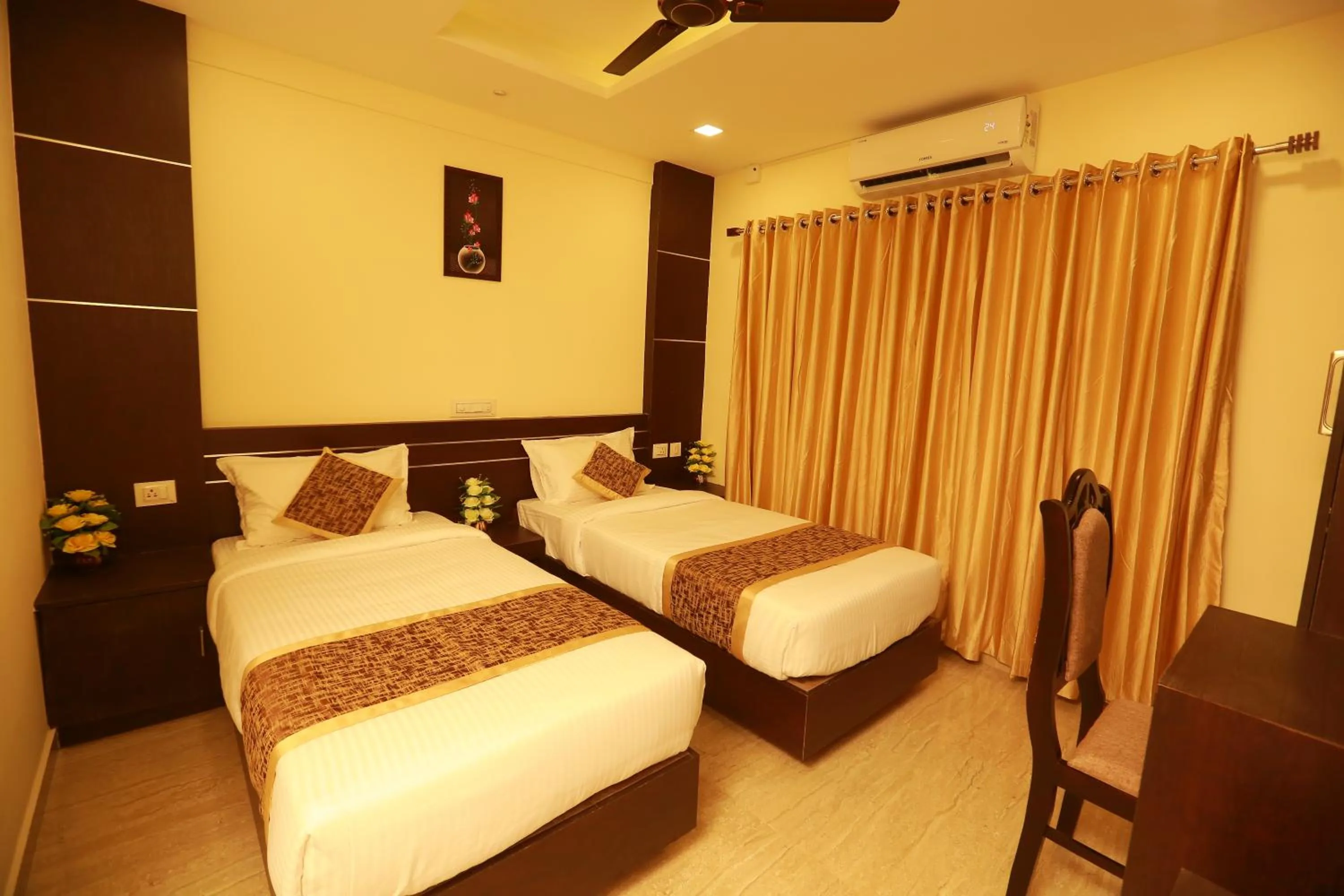 Bedroom in The Crescent Suites