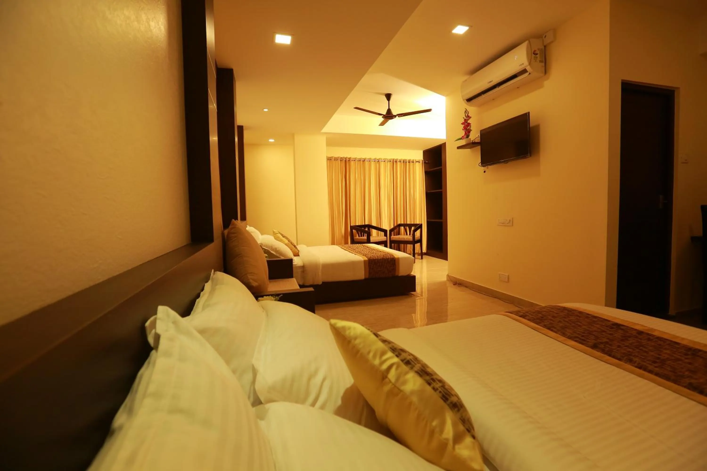 Bed in The Crescent Suites