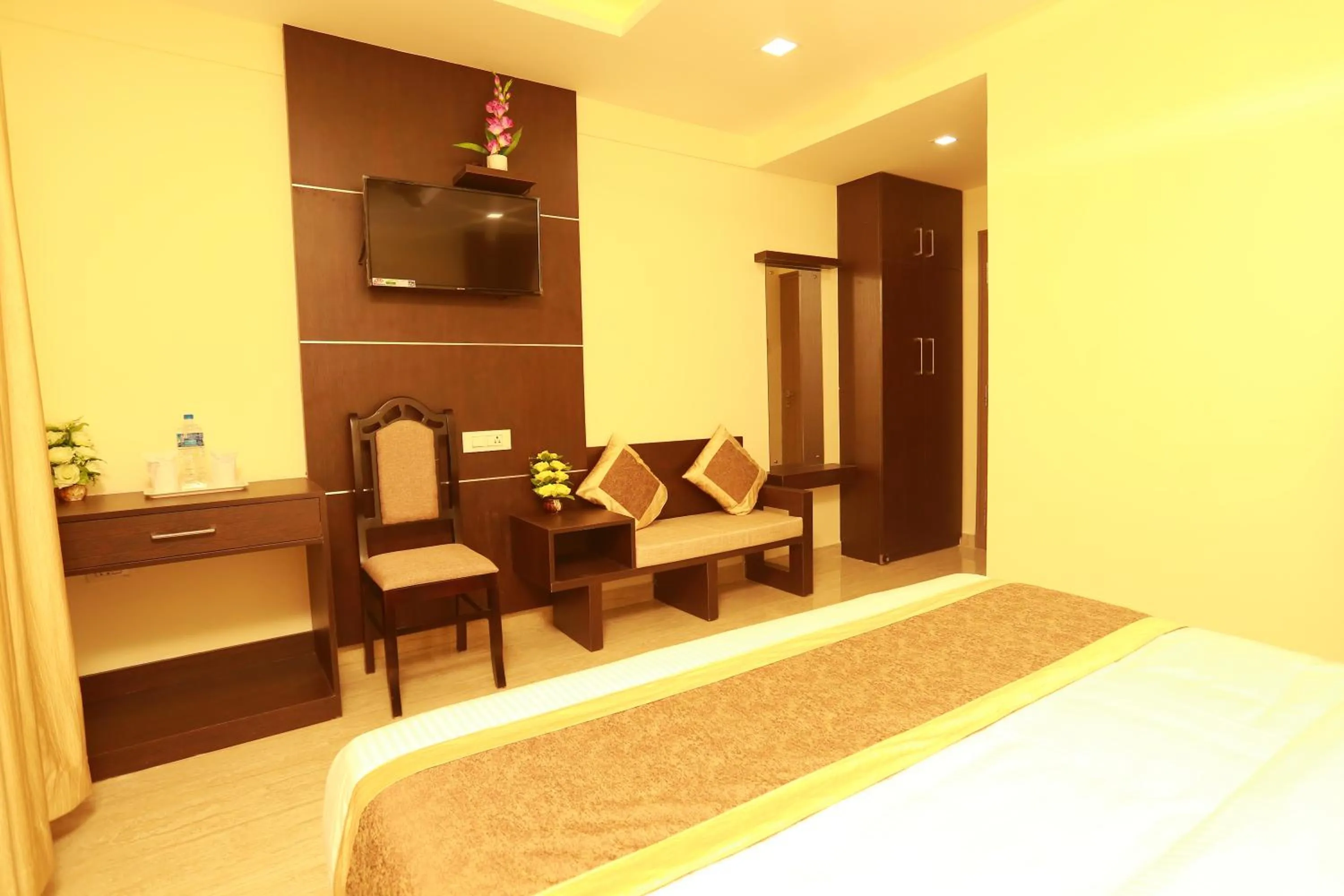 Bed in The Crescent Suites