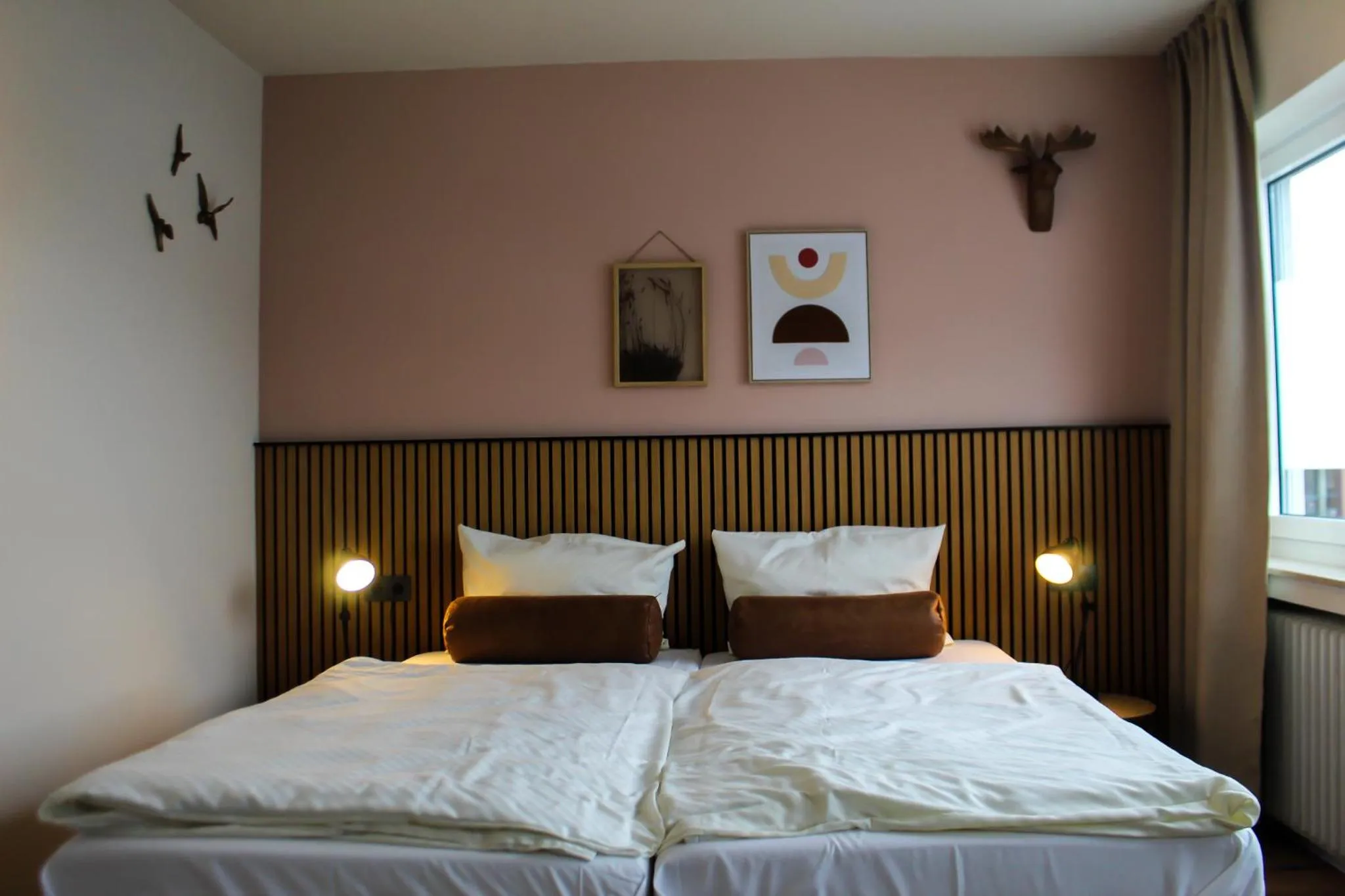 Bed in Airport Hotel Jägerhof Weeze