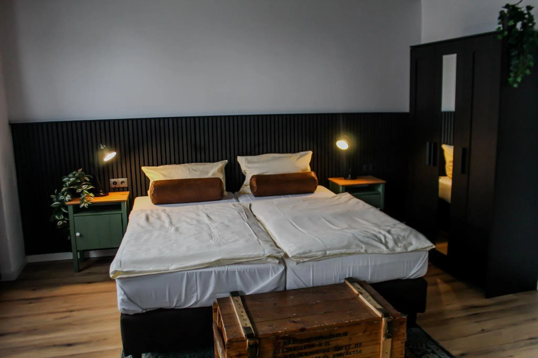 Bed in Airport Hotel Jägerhof Weeze