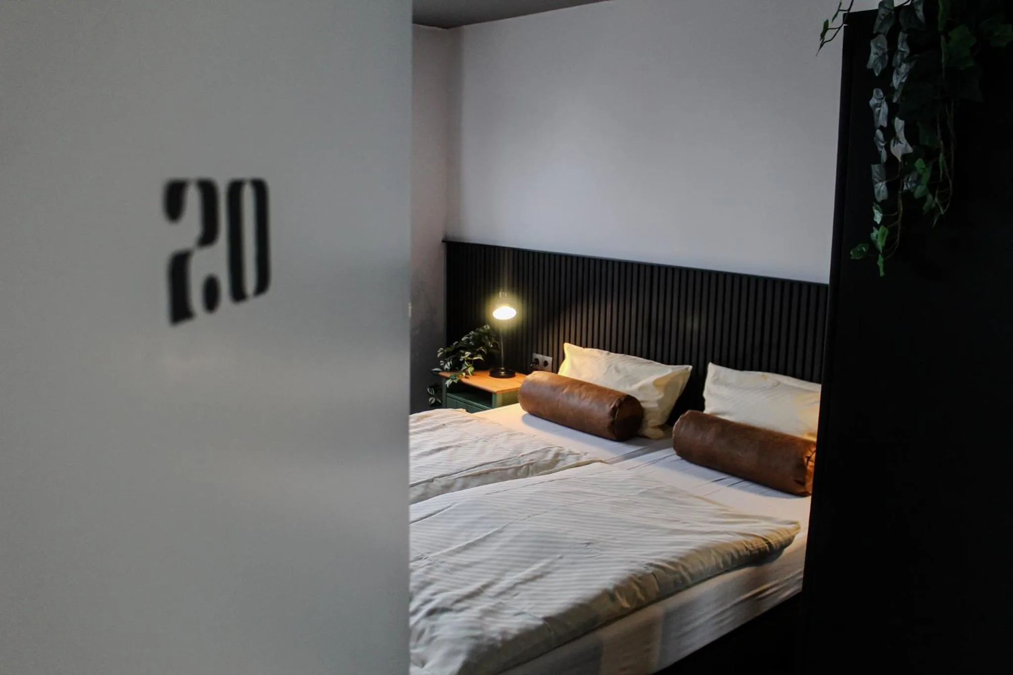 Bed in Airport Hotel Jägerhof Weeze