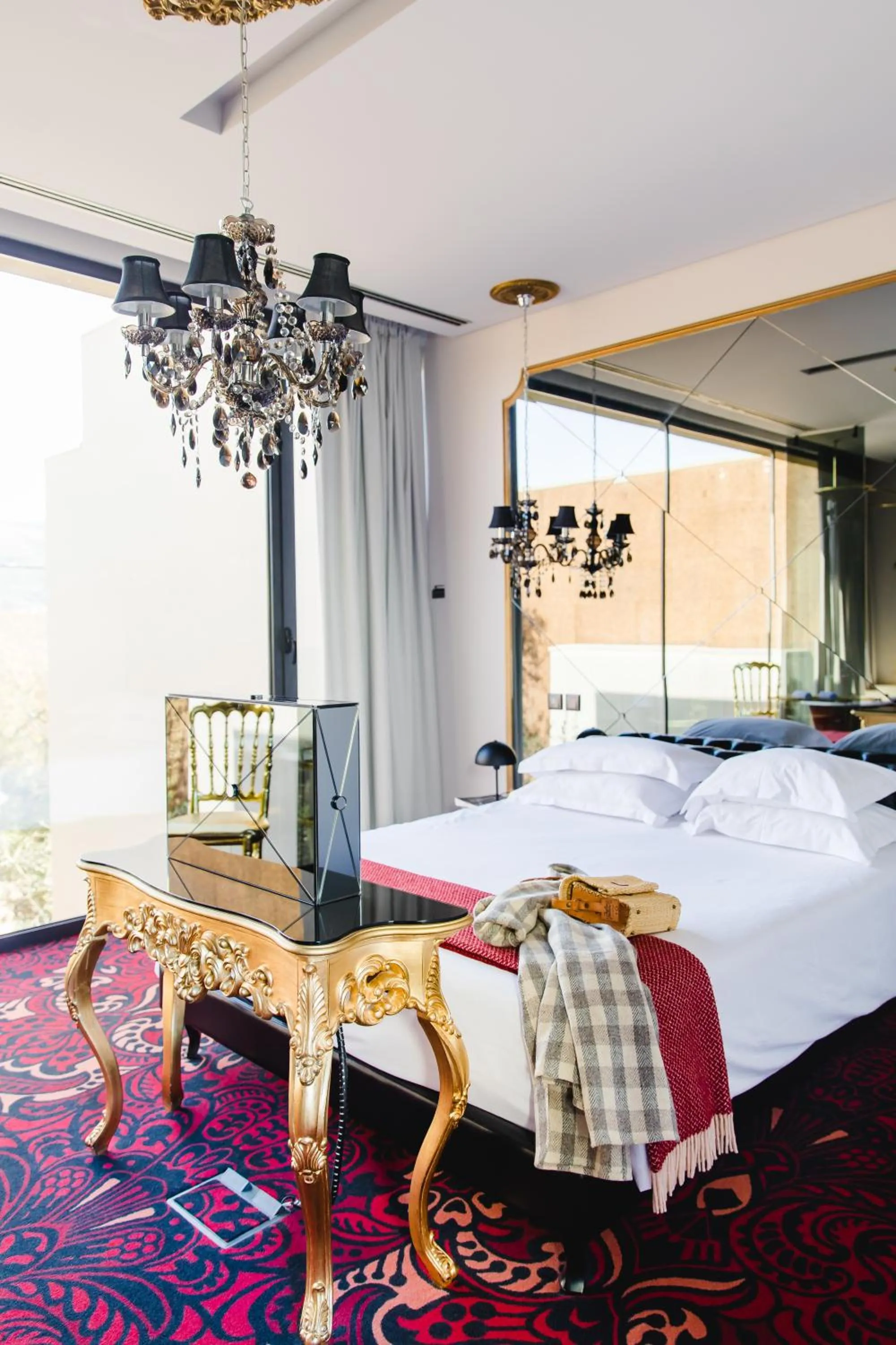 Bedroom, Bed in Cooking and Nature - Emotional Hotel