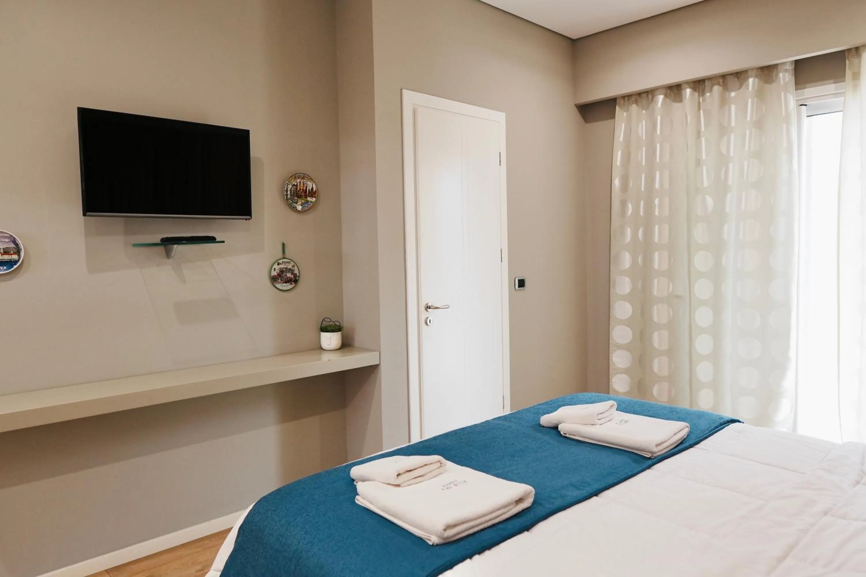 Bed in Hotel Blue Sky