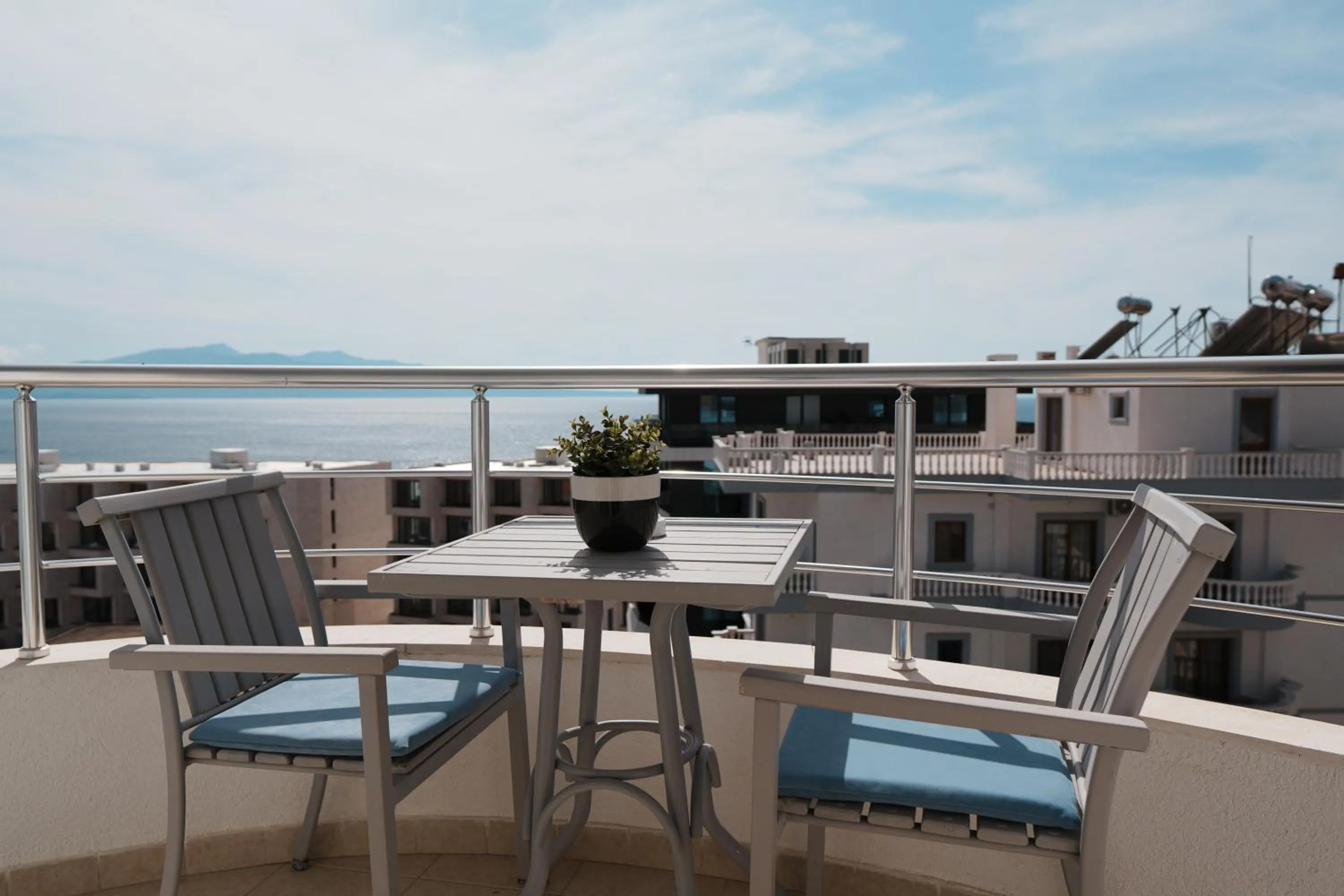 Patio in Hotel Blue Sky
