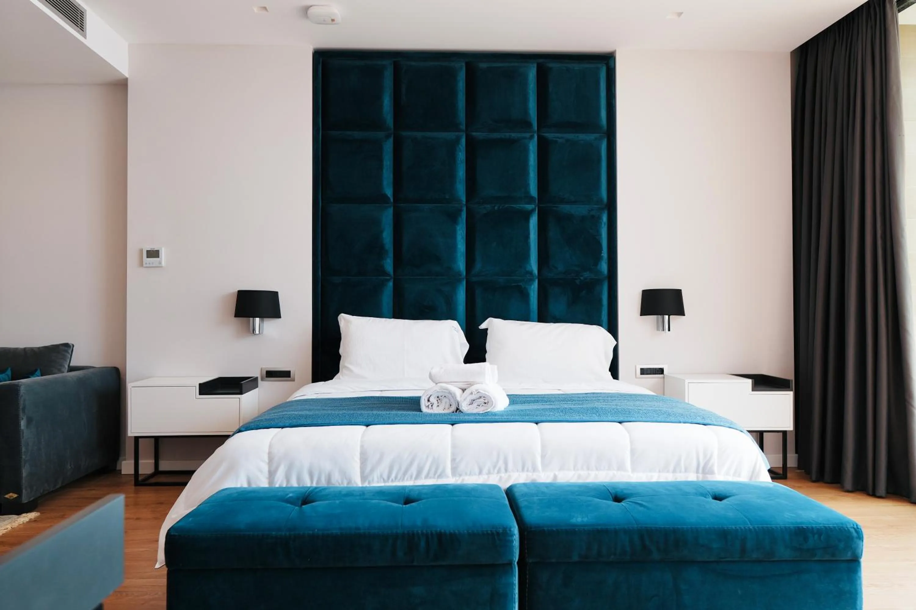 Bed in Hotel Blue Sky