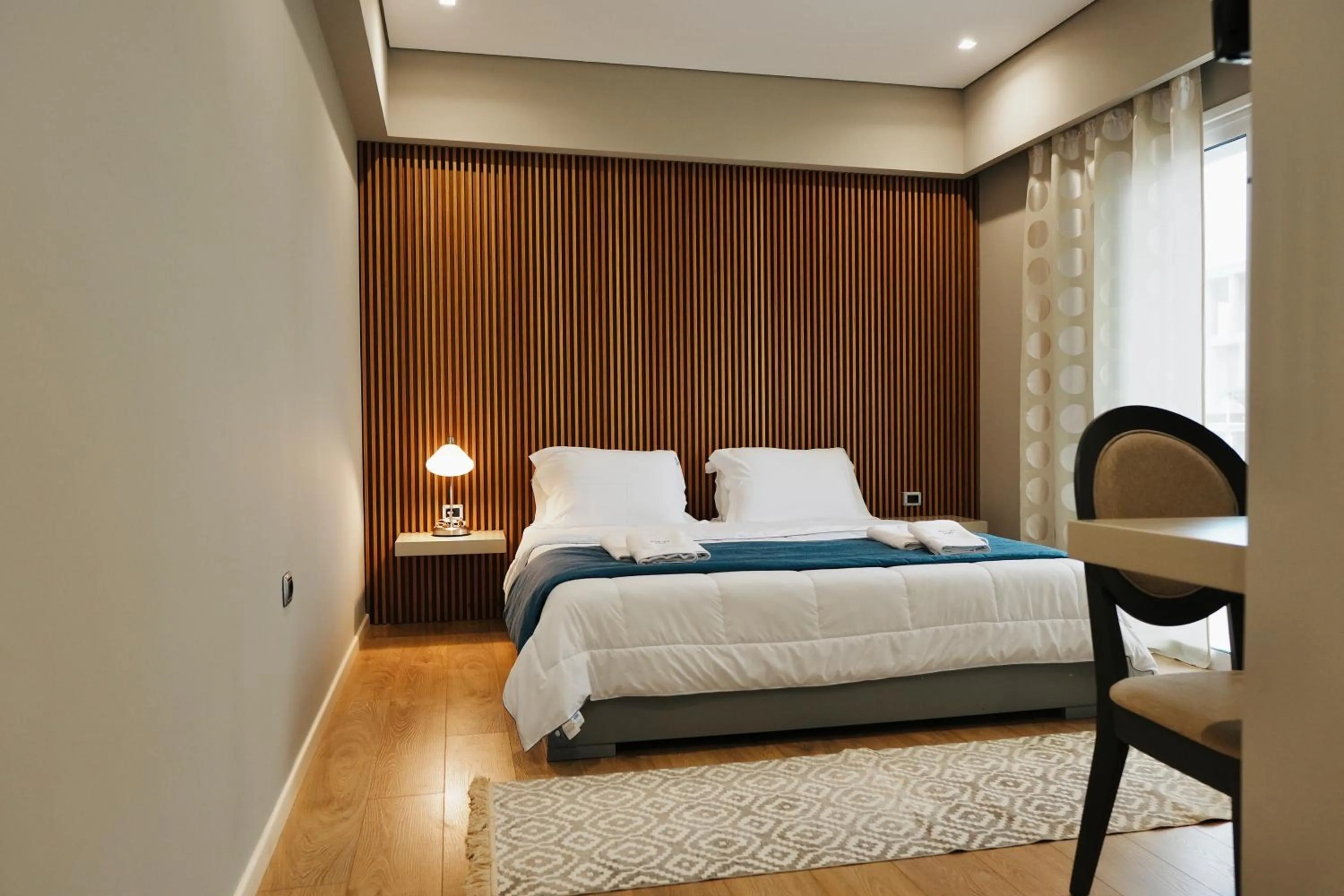 Bed in Hotel Blue Sky