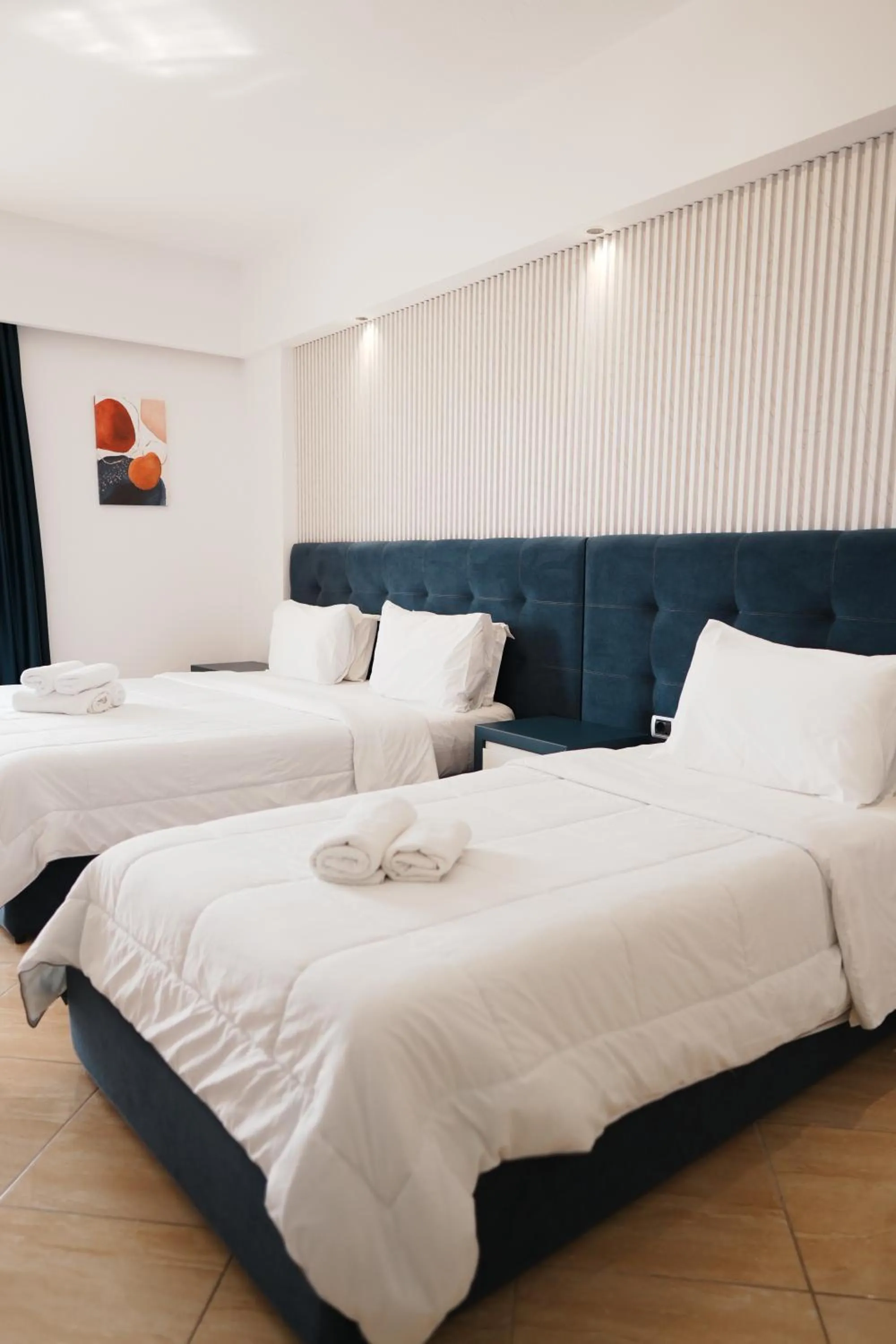 Bed in Hotel Blue Sky