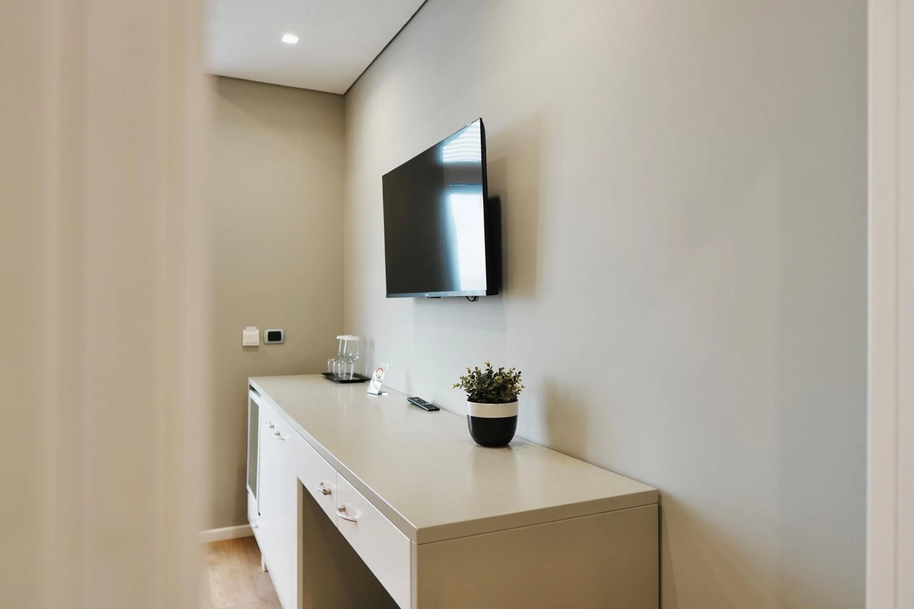 Kitchen or kitchenette in Hotel Blue Sky