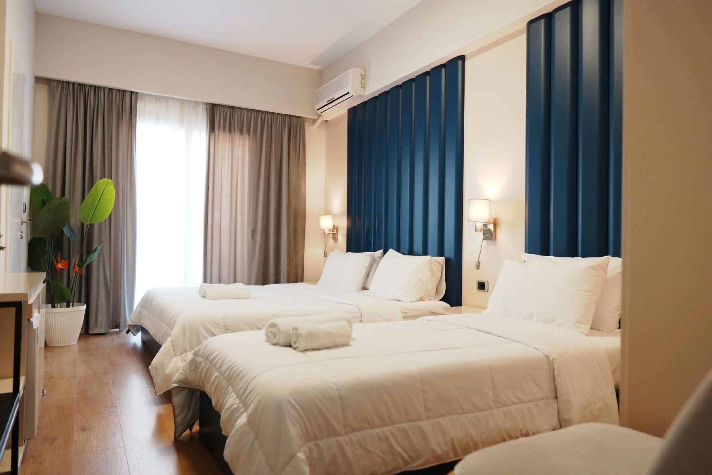 Bed in Hotel Blue Sky