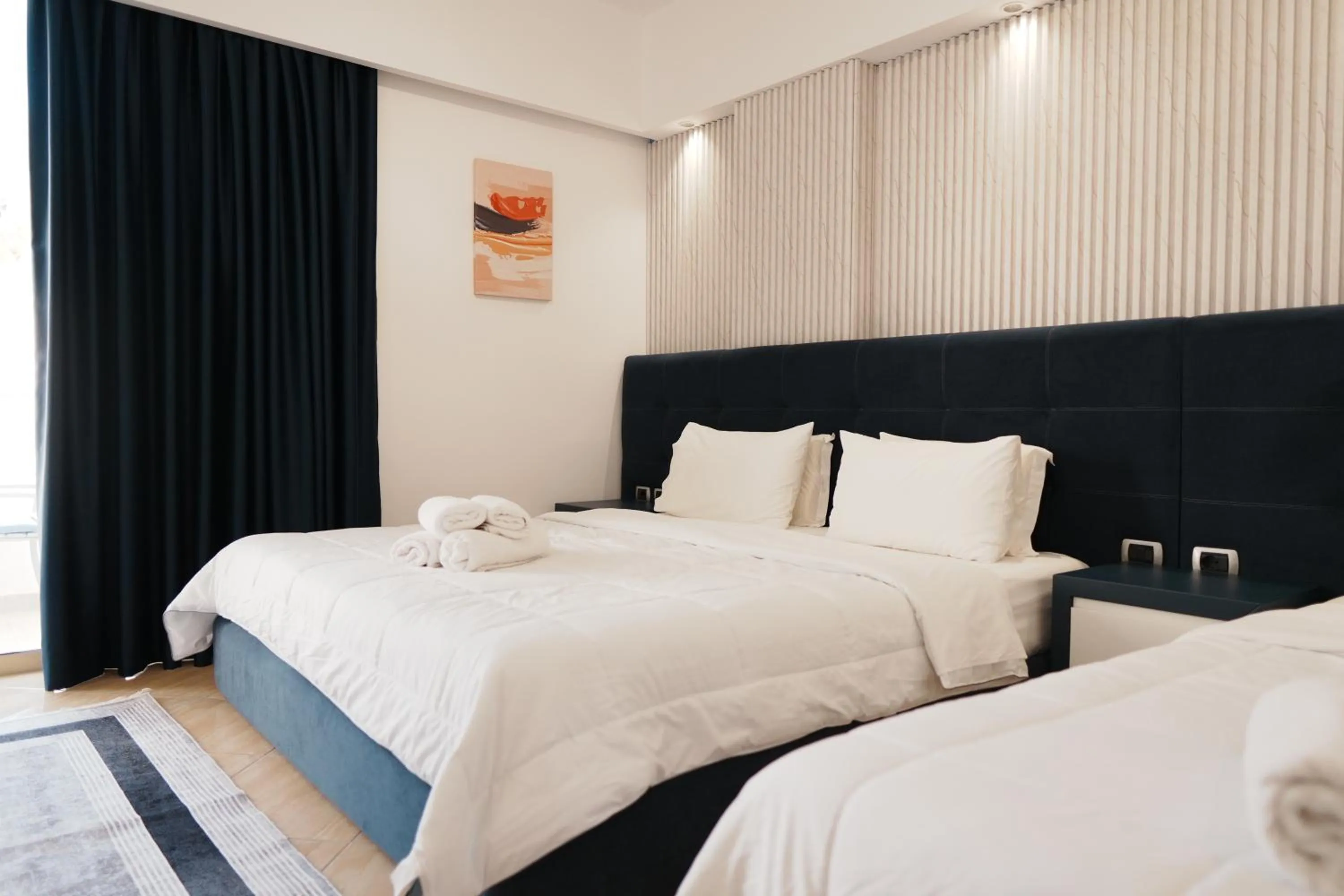 Bed in Hotel Blue Sky