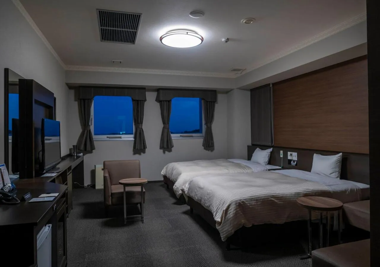 Bed in Hotel New Palace