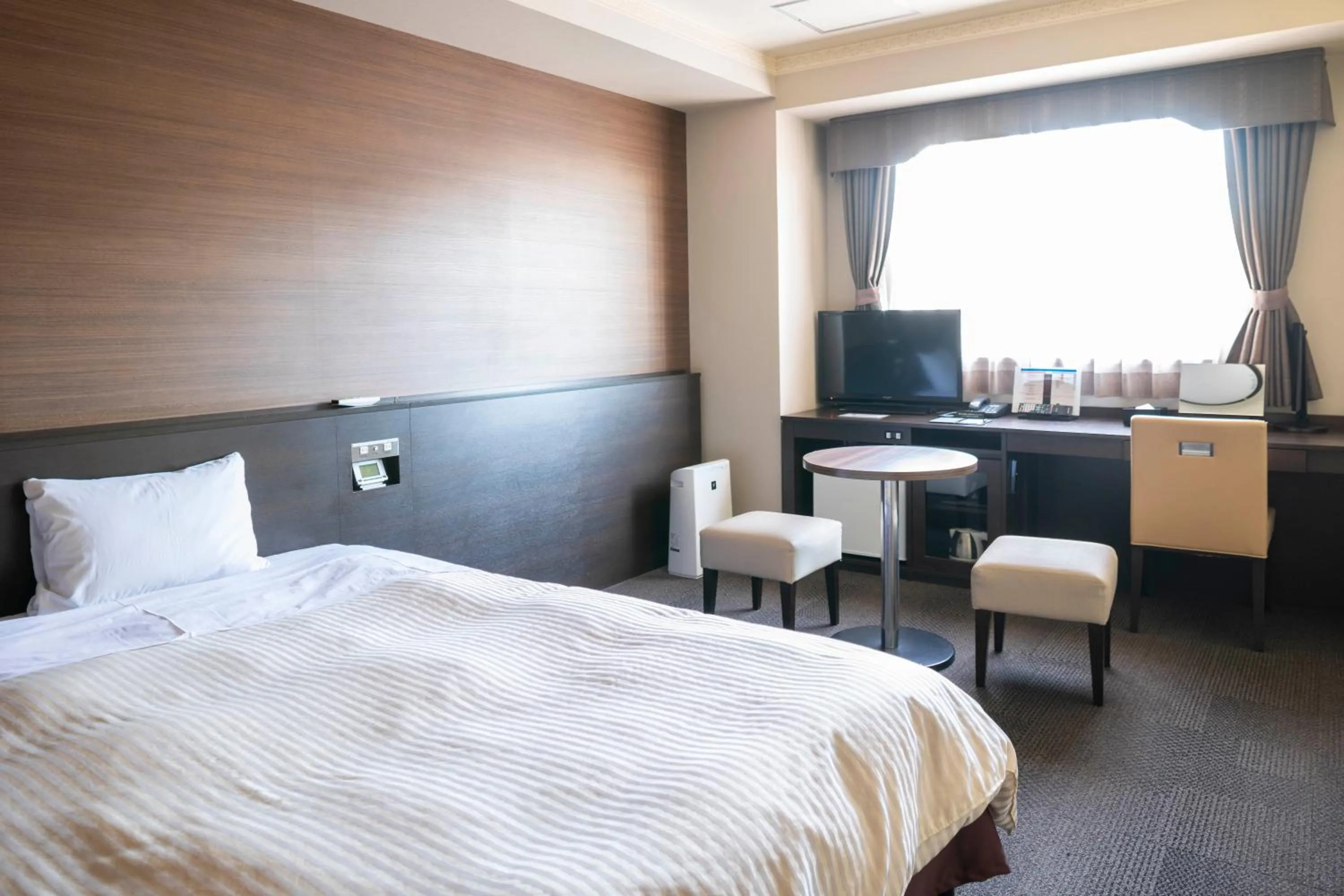 Bed in Hotel New Palace