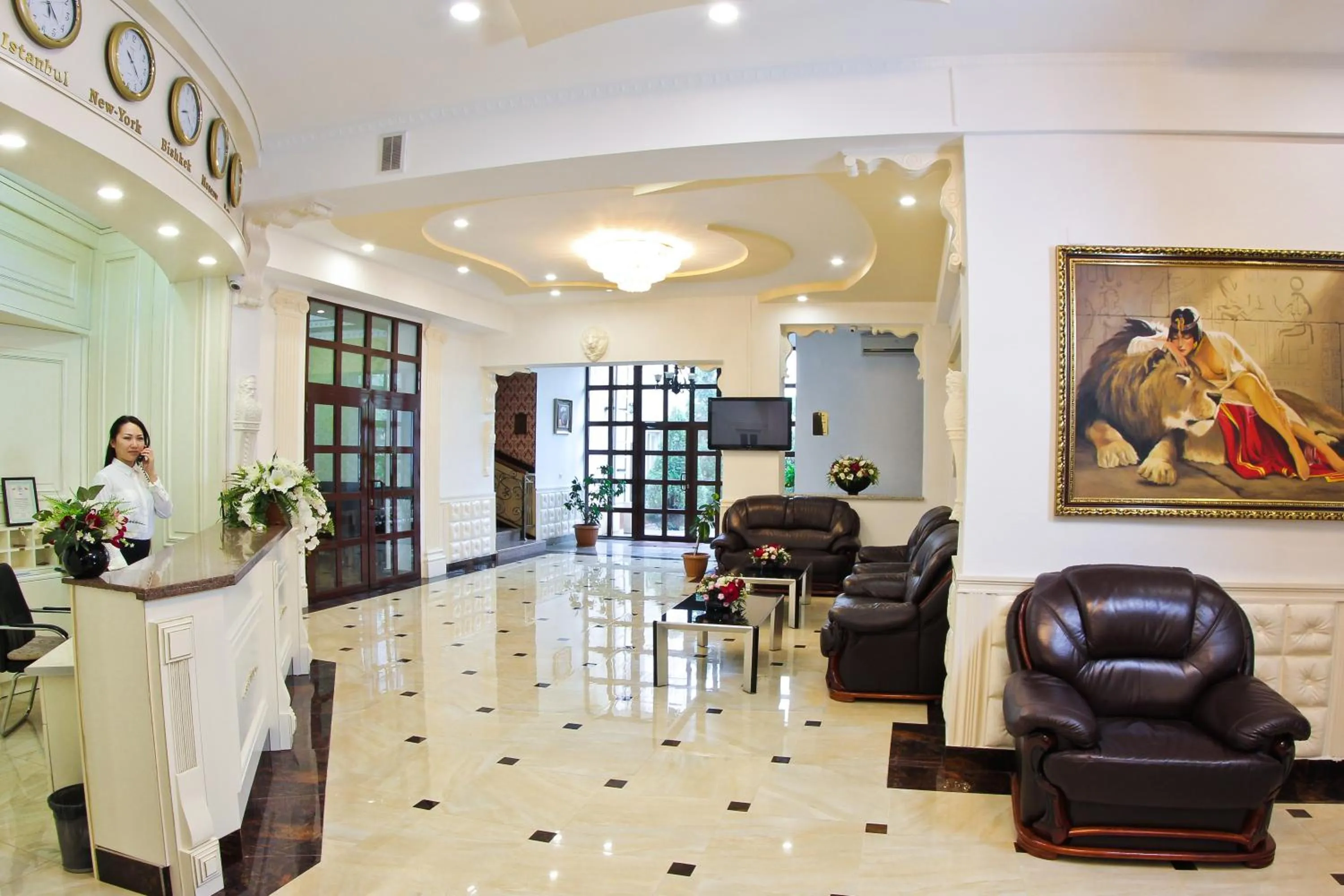 Lobby or reception in Grand Hotel
