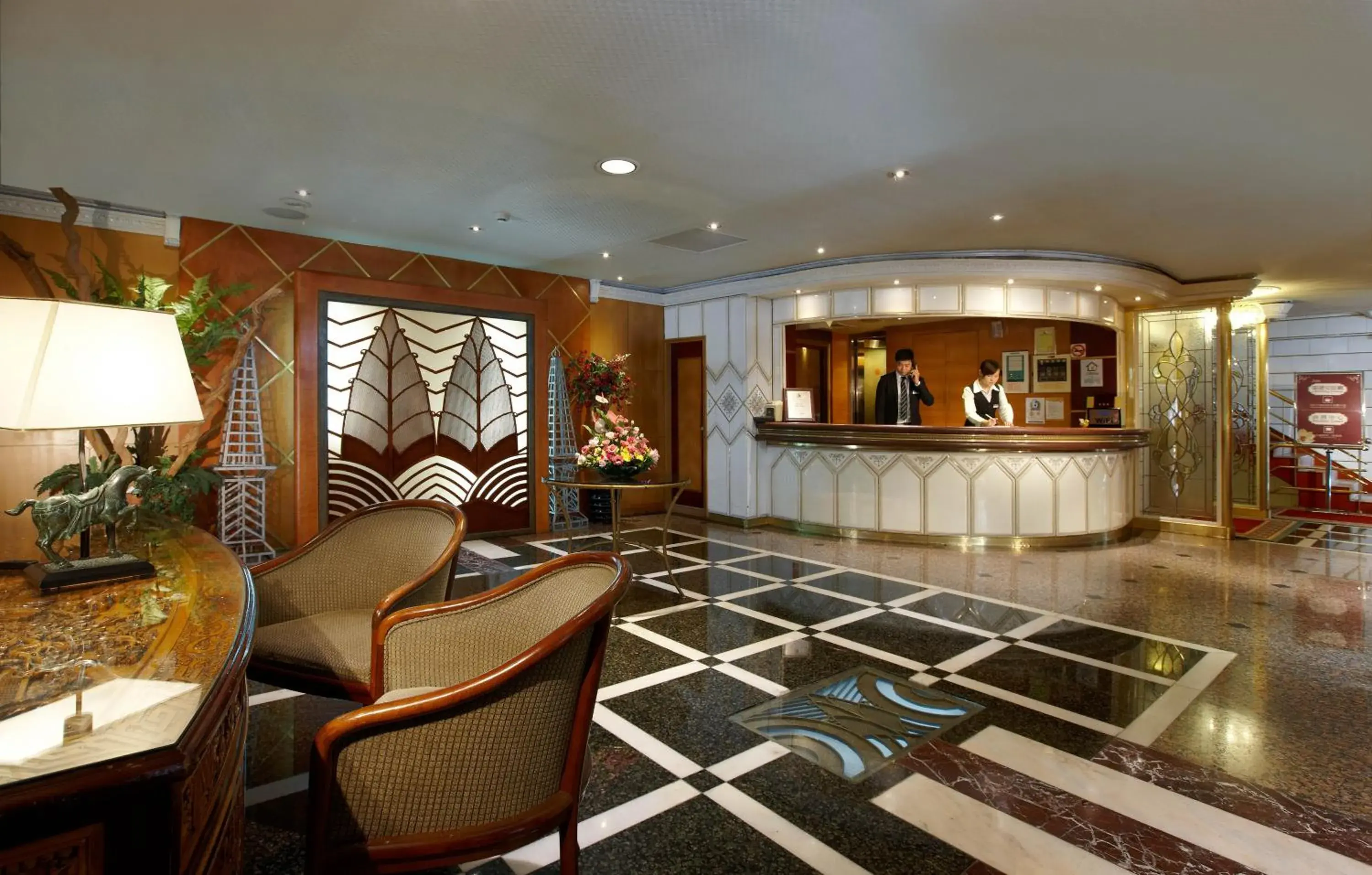 Lobby or reception in Charming Castle Hotel Lobby or reception in Charming Castle Hotel