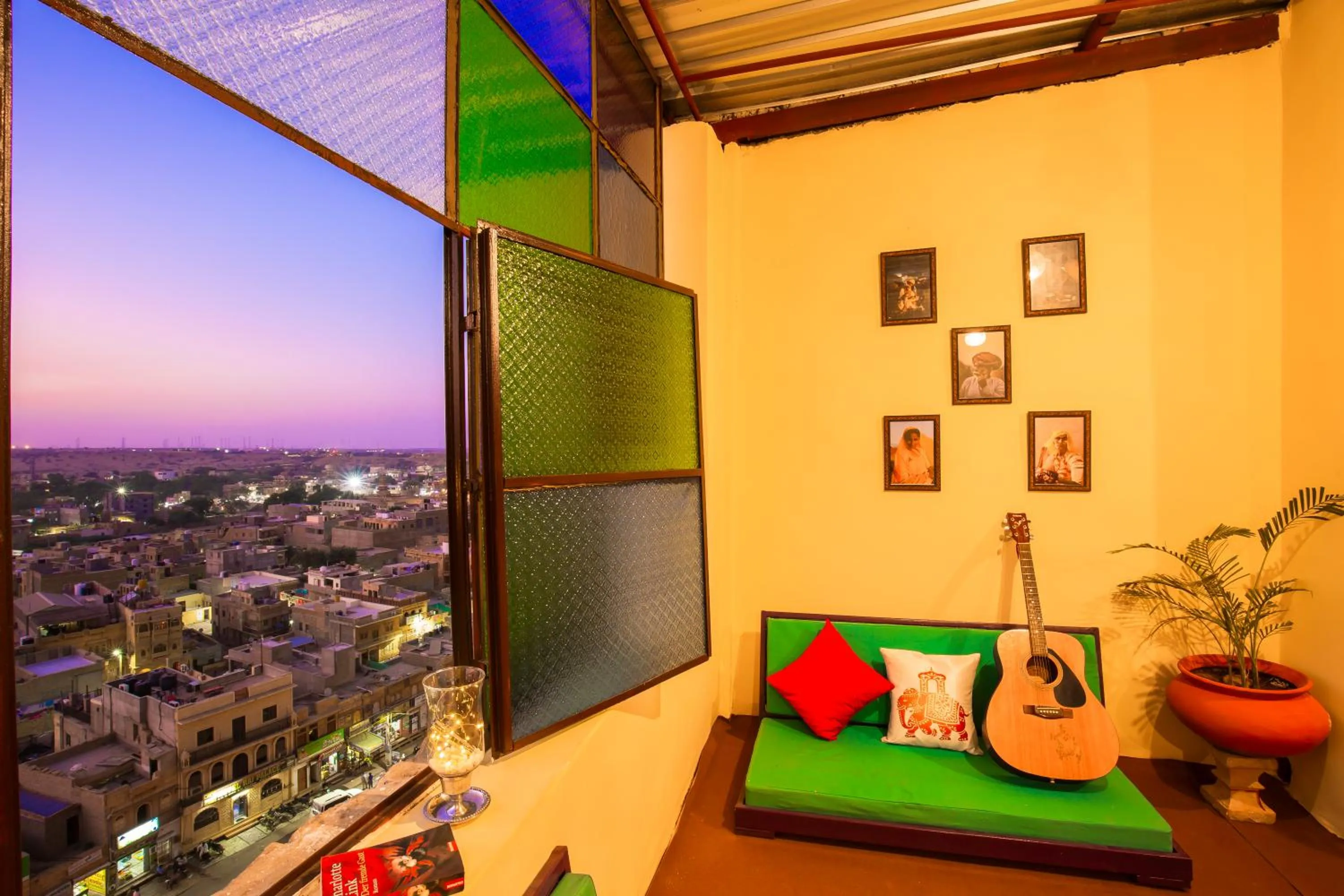 Decorative detail in Zostel Jaisalmer