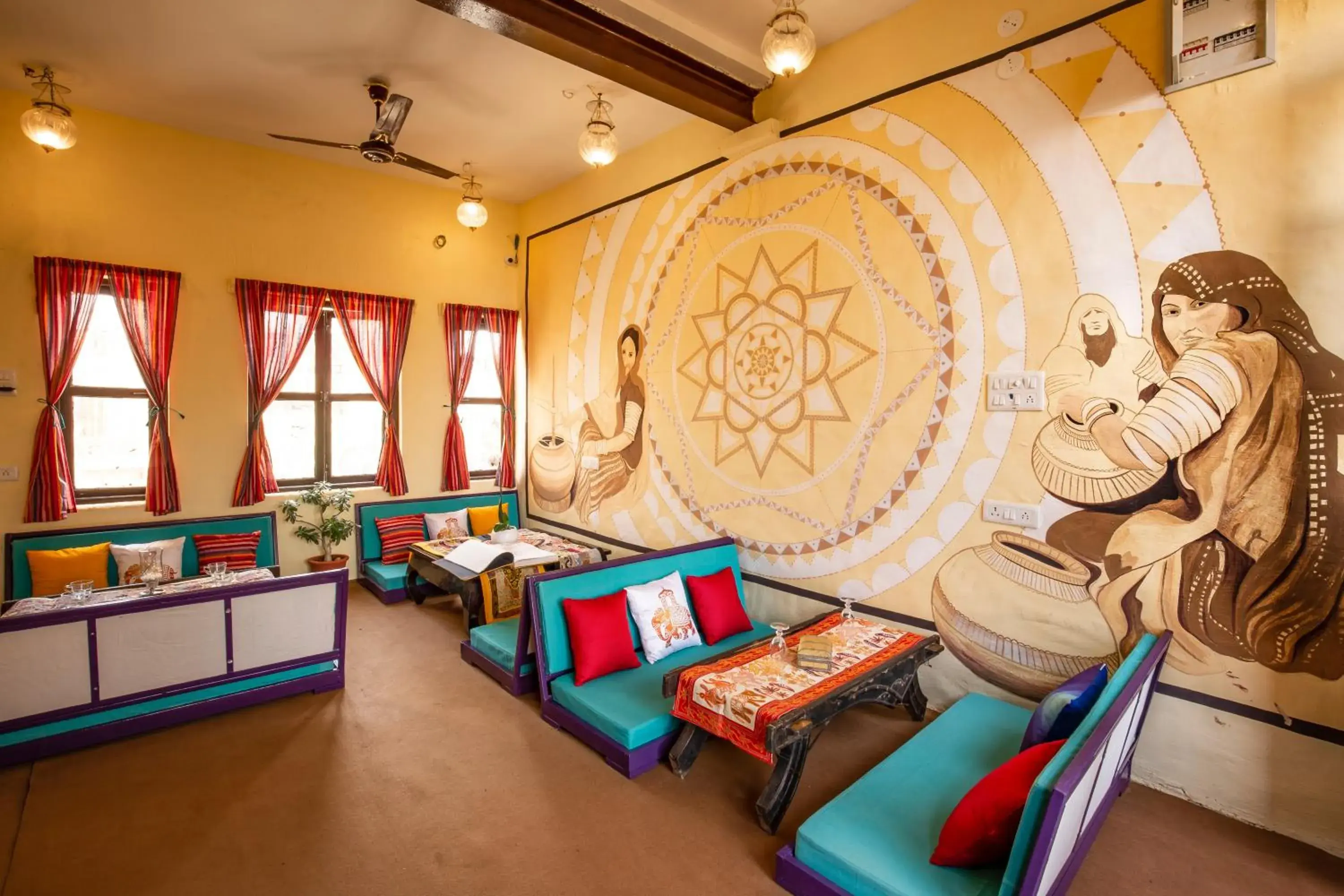 Restaurant/places to eat in Zostel Jaisalmer Restaurant/places to eat in Zostel Jaisalmer