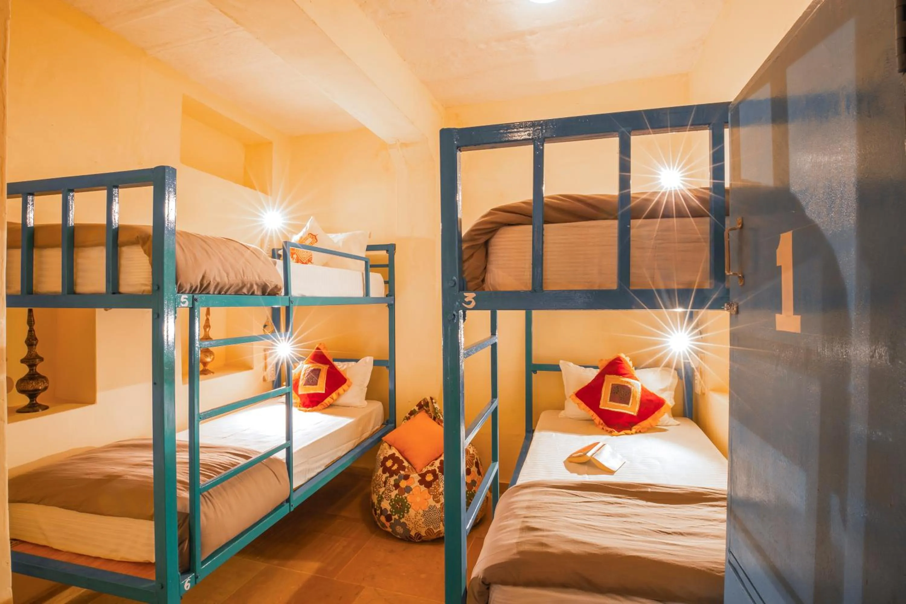 Bed in Zostel Jaisalmer