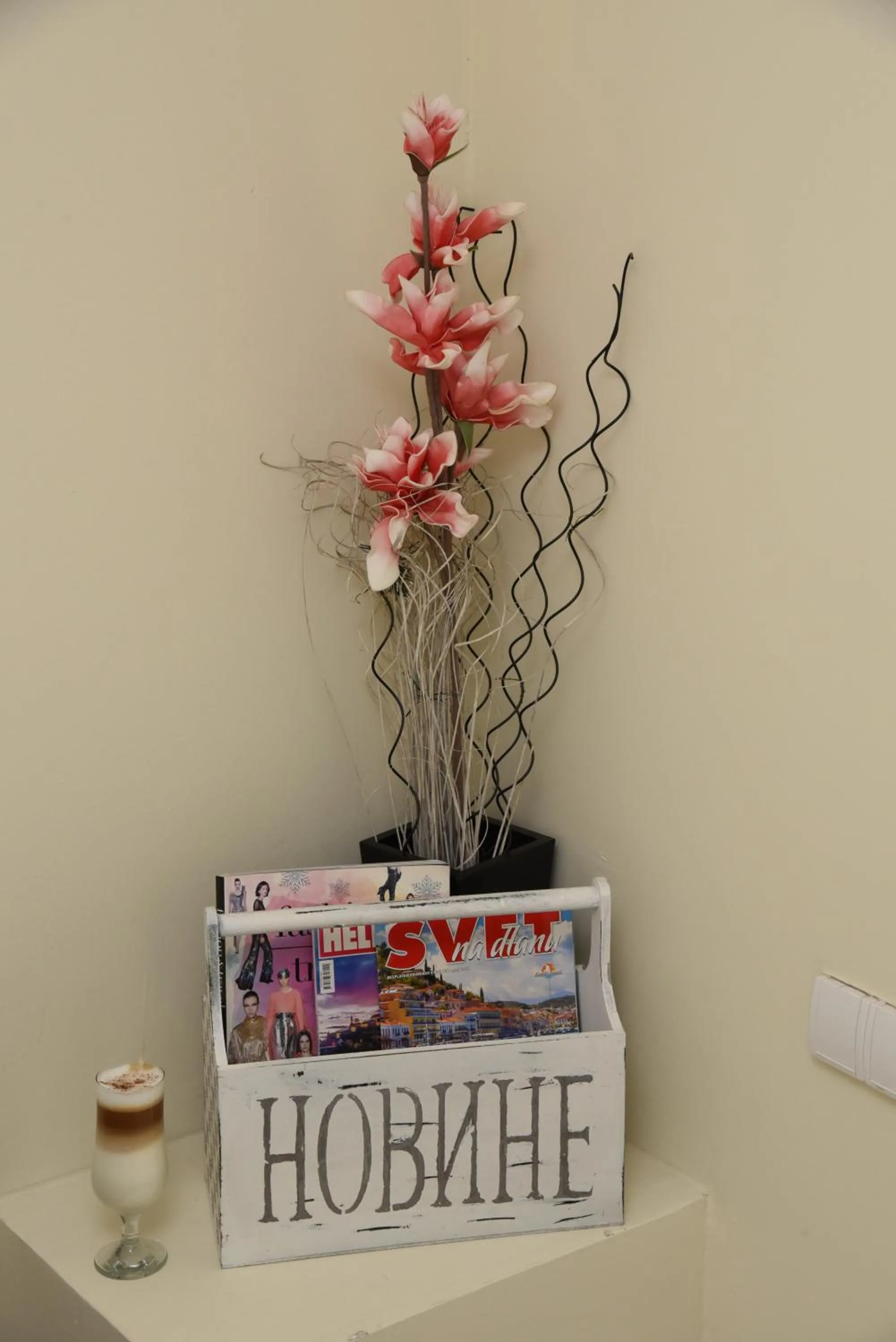 Decorative detail in Garni Hotel Dash