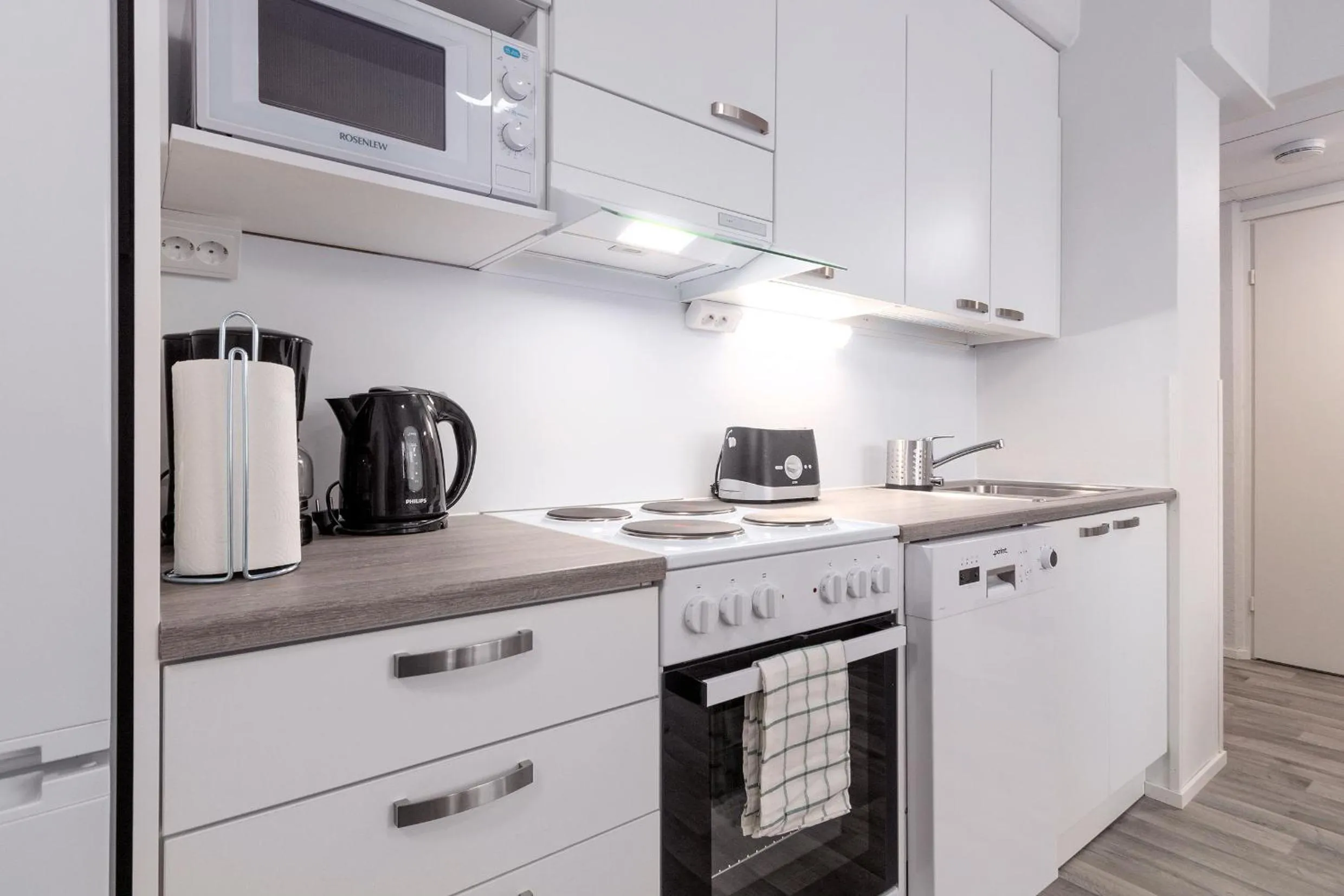 Coffee/tea facilities in Forenom Serviced Apartments Rauma Kaivopuisto