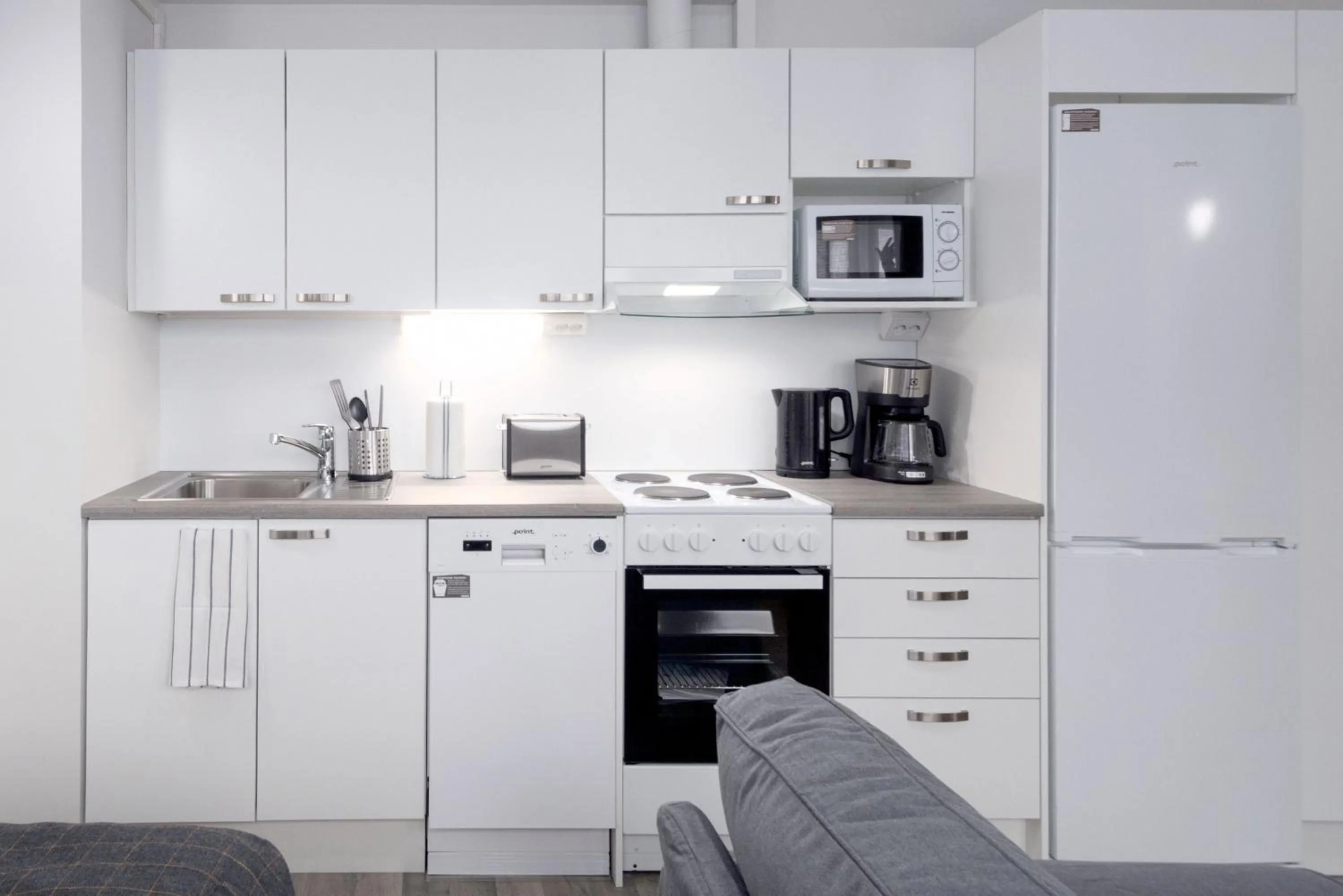 Coffee/tea facilities in Forenom Serviced Apartments Rauma Kaivopuisto