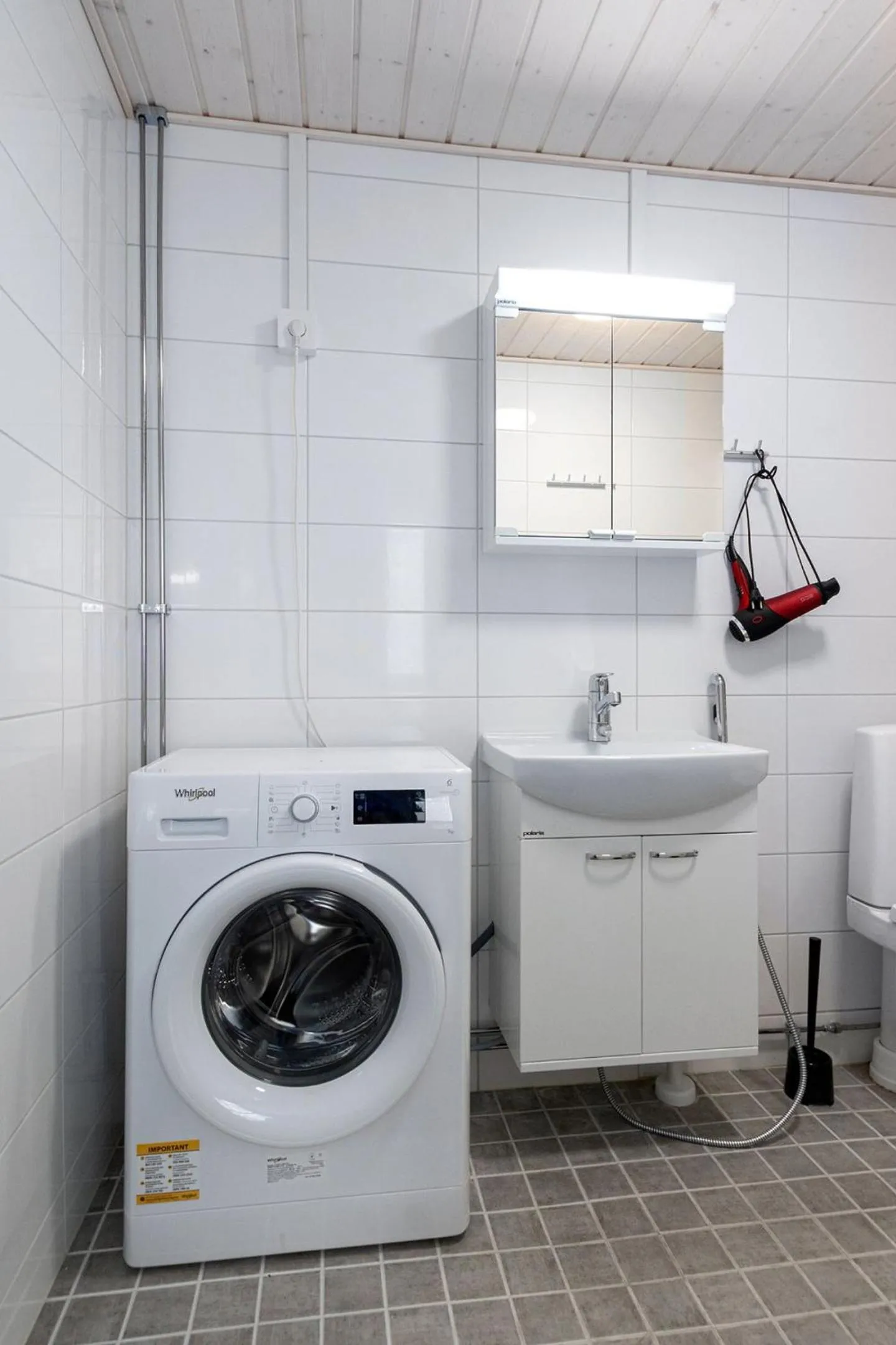 Bathroom in Forenom Serviced Apartments Rauma Kaivopuisto